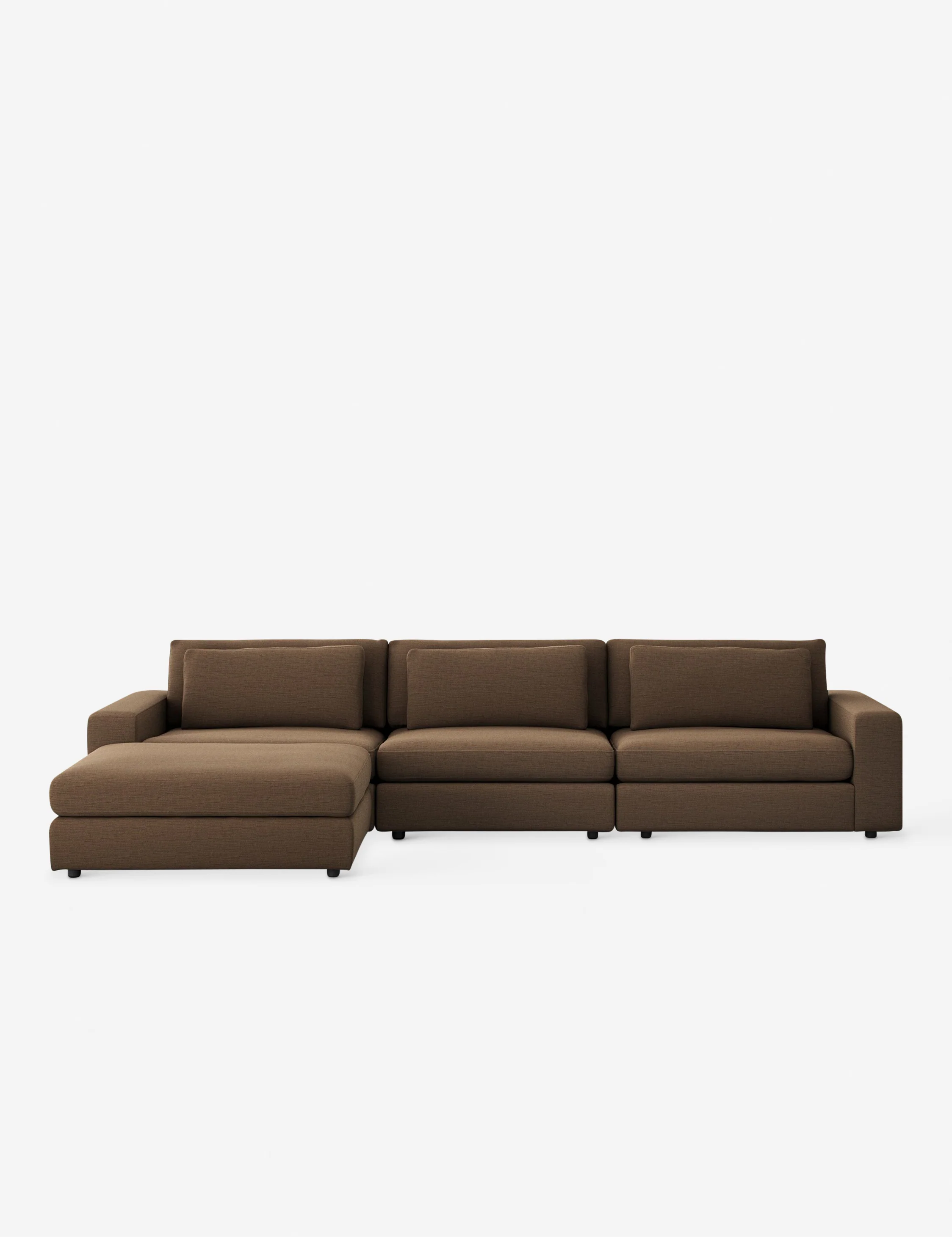 Creswell Modular 3-Piece Sectional Sofa with Ottoman - Image 2