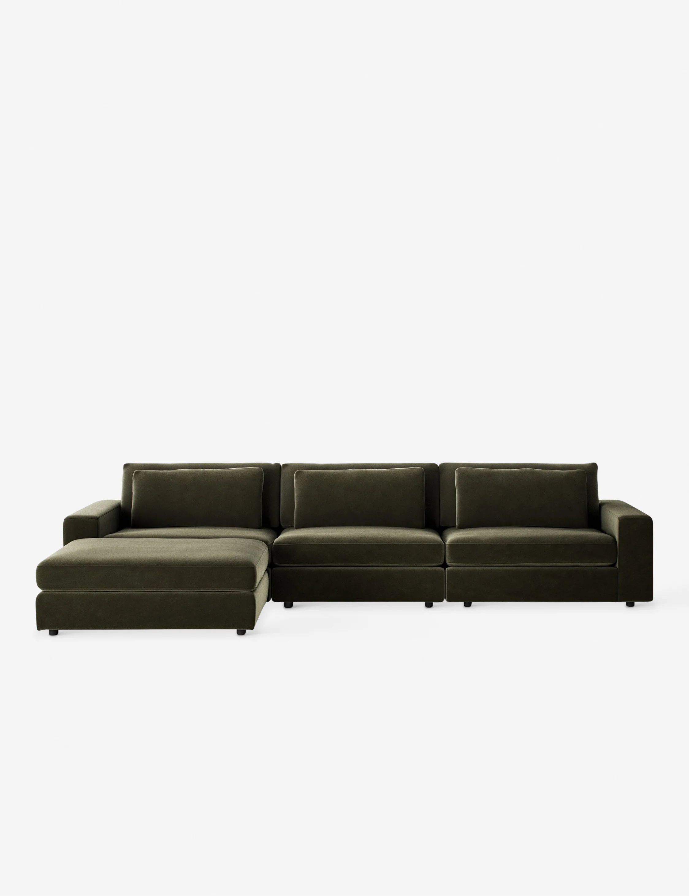 Creswell Modular 3-Piece Sectional Sofa with Ottoman - Image 9