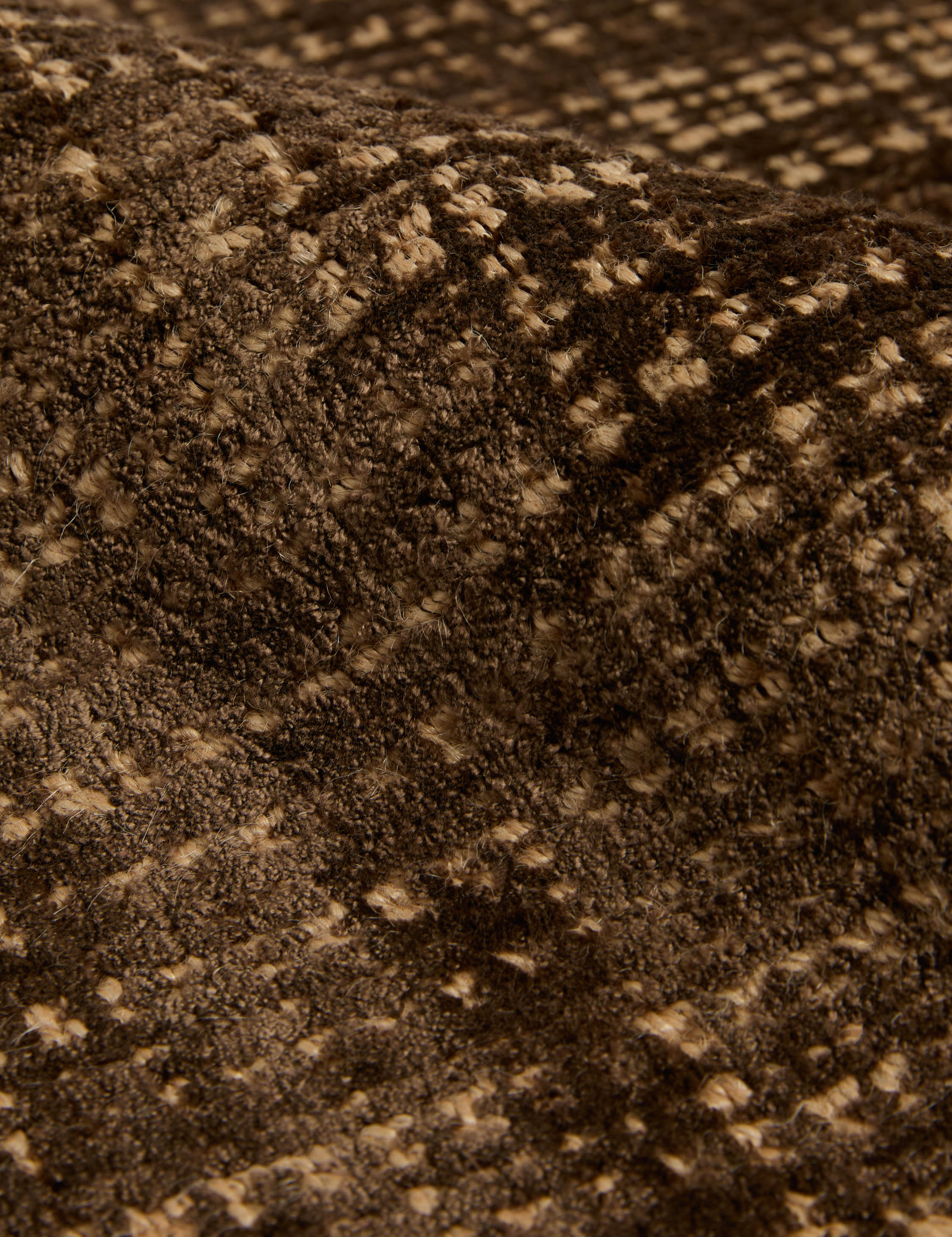 Danka Hand-Loomed Rug Swatch, Chocolate - Image 2