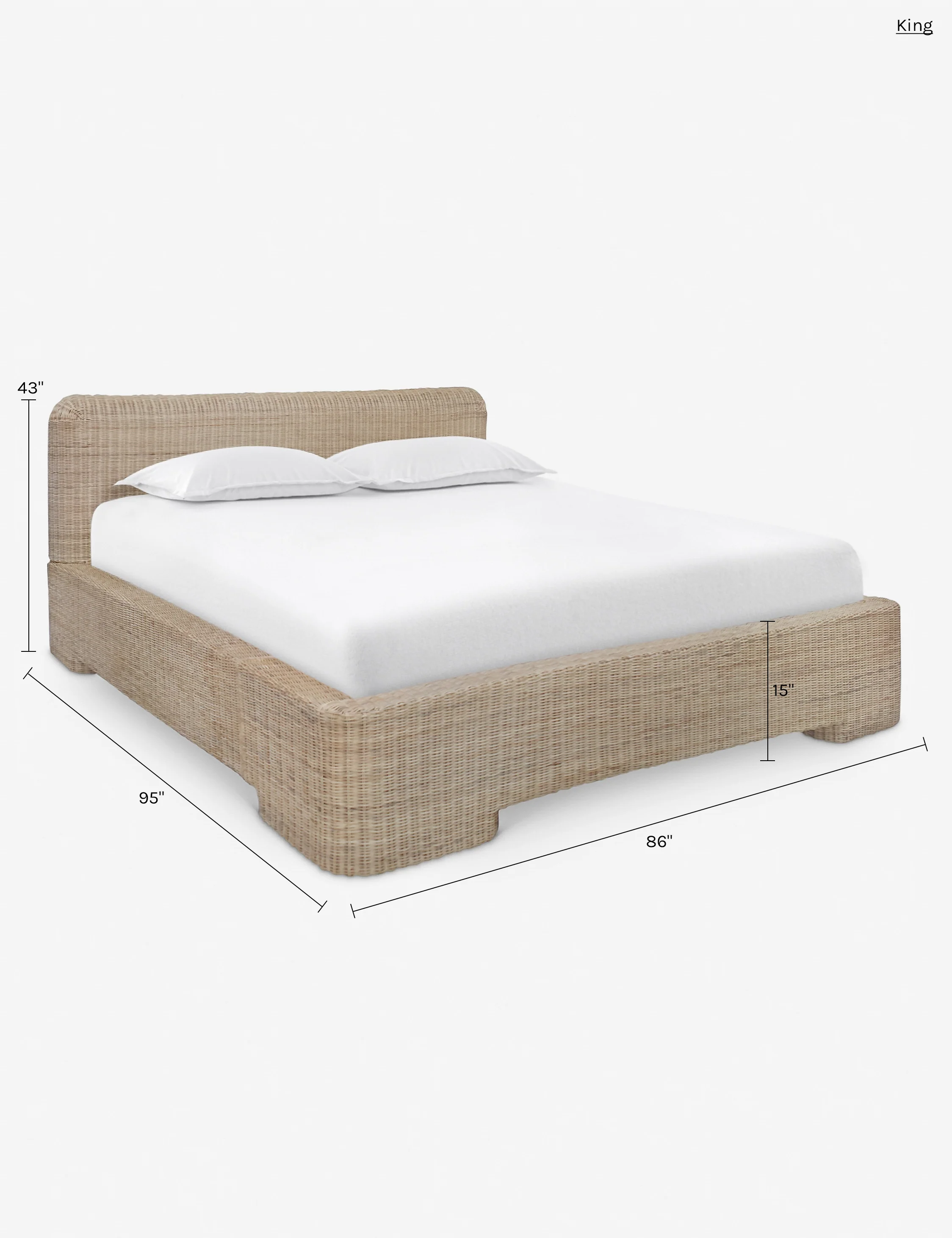 Delia Platform Bed - Image 9