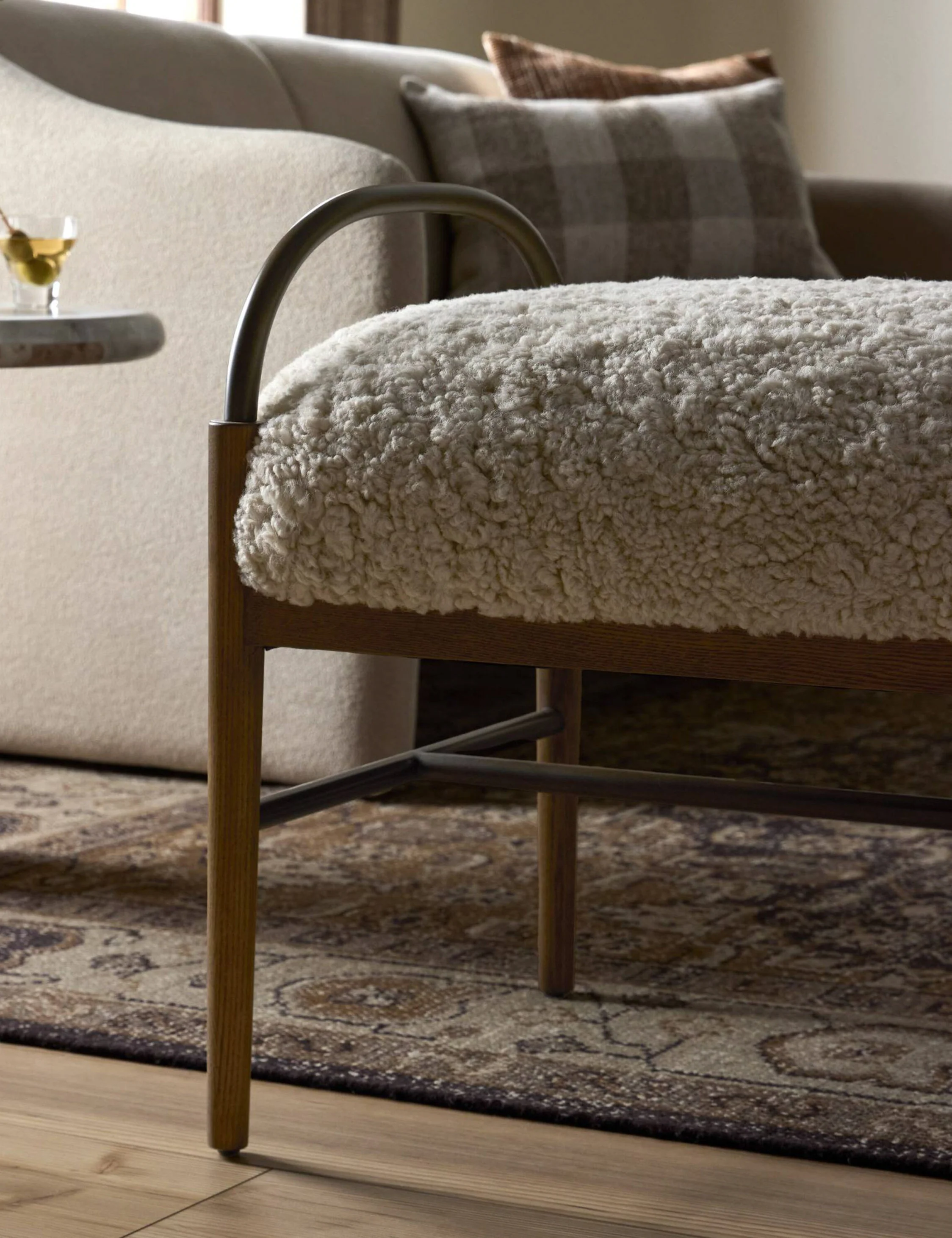 Demi Stool by Amber Lewis x Four Hands - Image 3