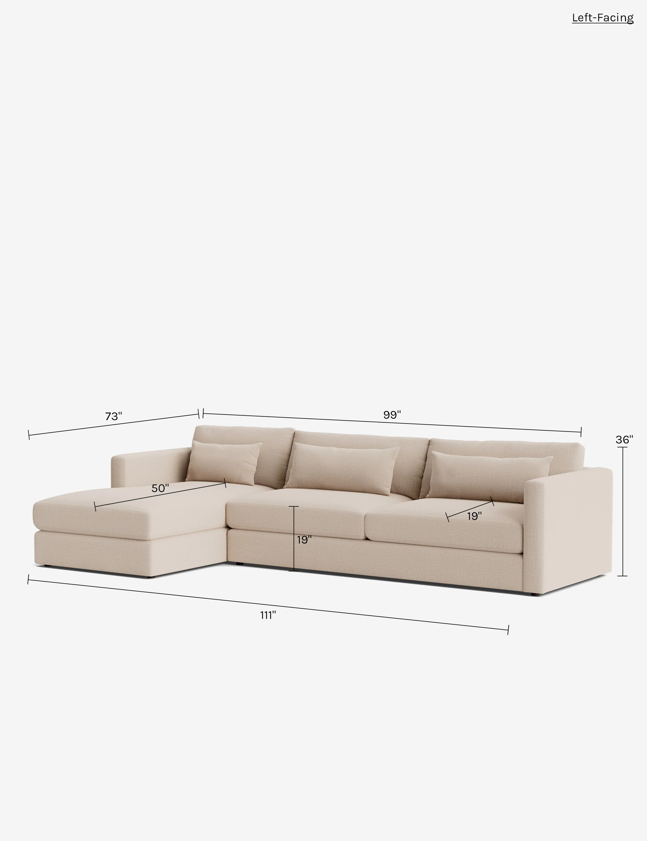 Durham Chaise Sectional Sofa - Image 249