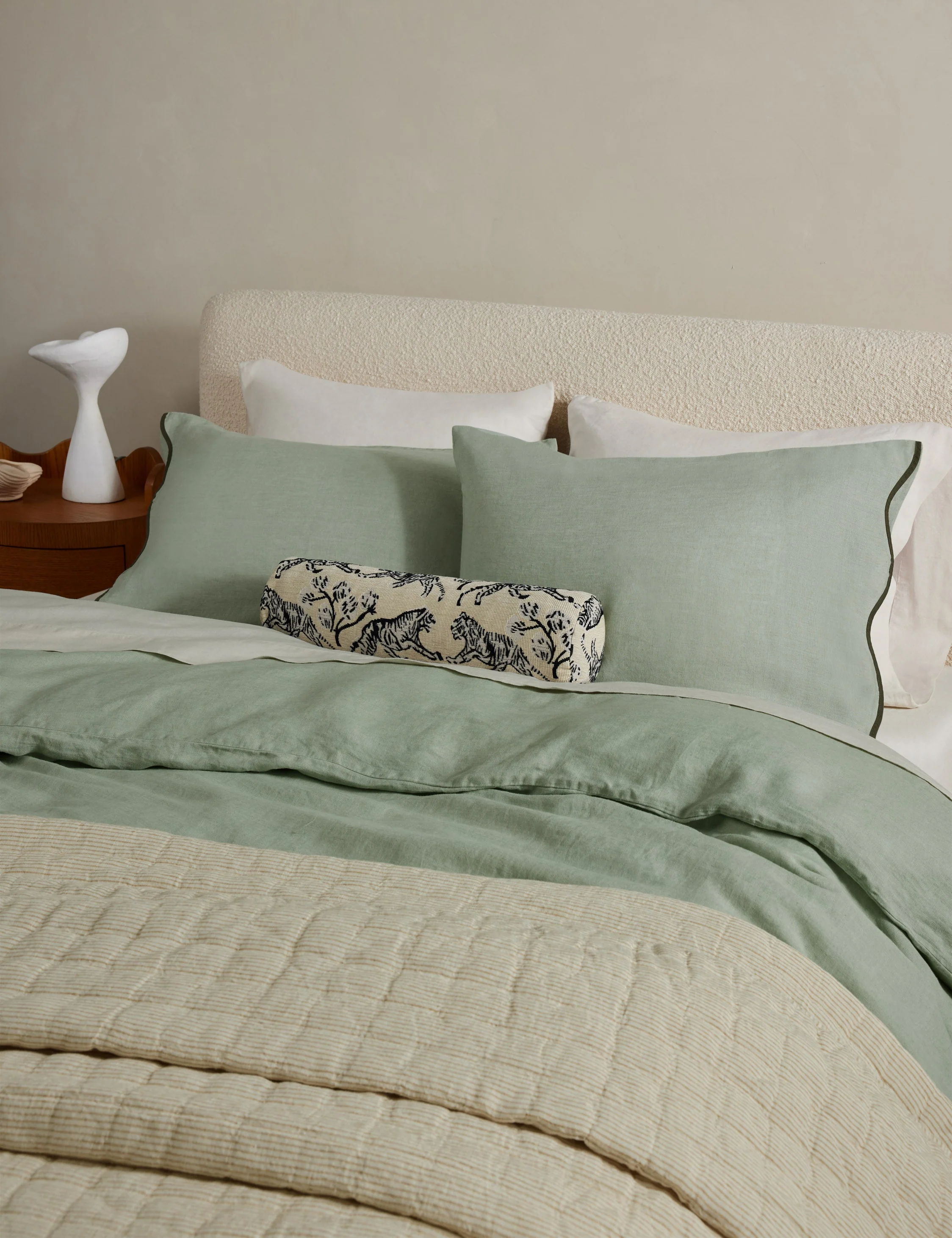 Essie Hemp Duvet Cover by Sarah Sherman Samuel - Image 3