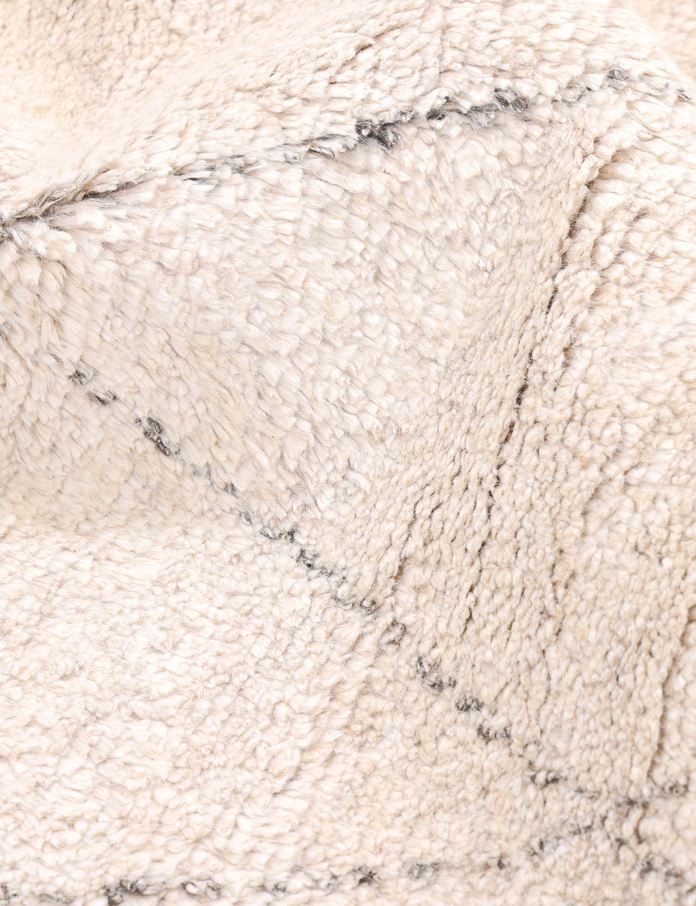 Ferra Hand-Knotted Wool-Blend Moroccan Style Shag Rug - Image 3