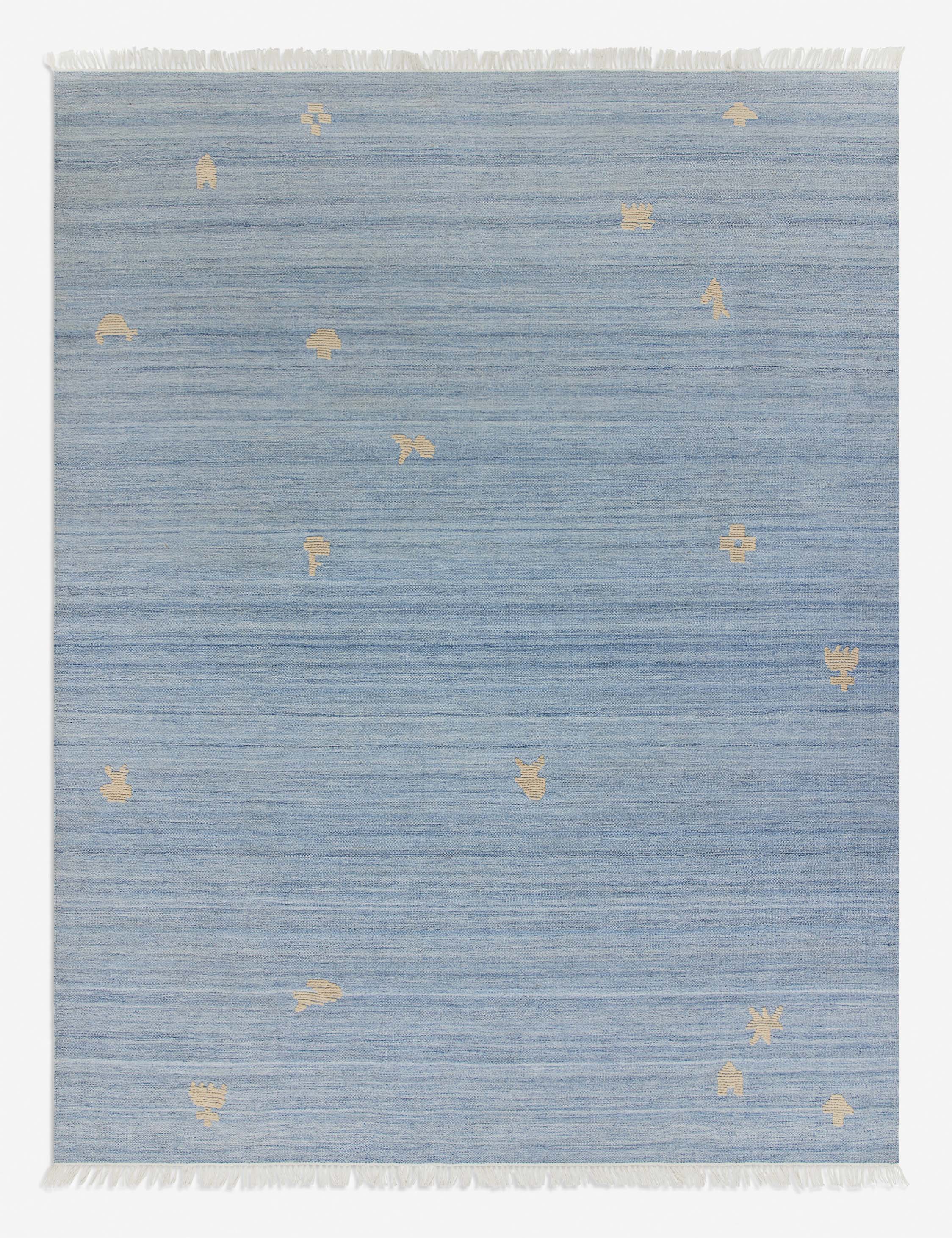 Forest Indoor / Outdoor Rug Swatch by Sarah Sherman Samuel, 12" x 12" - Image 4