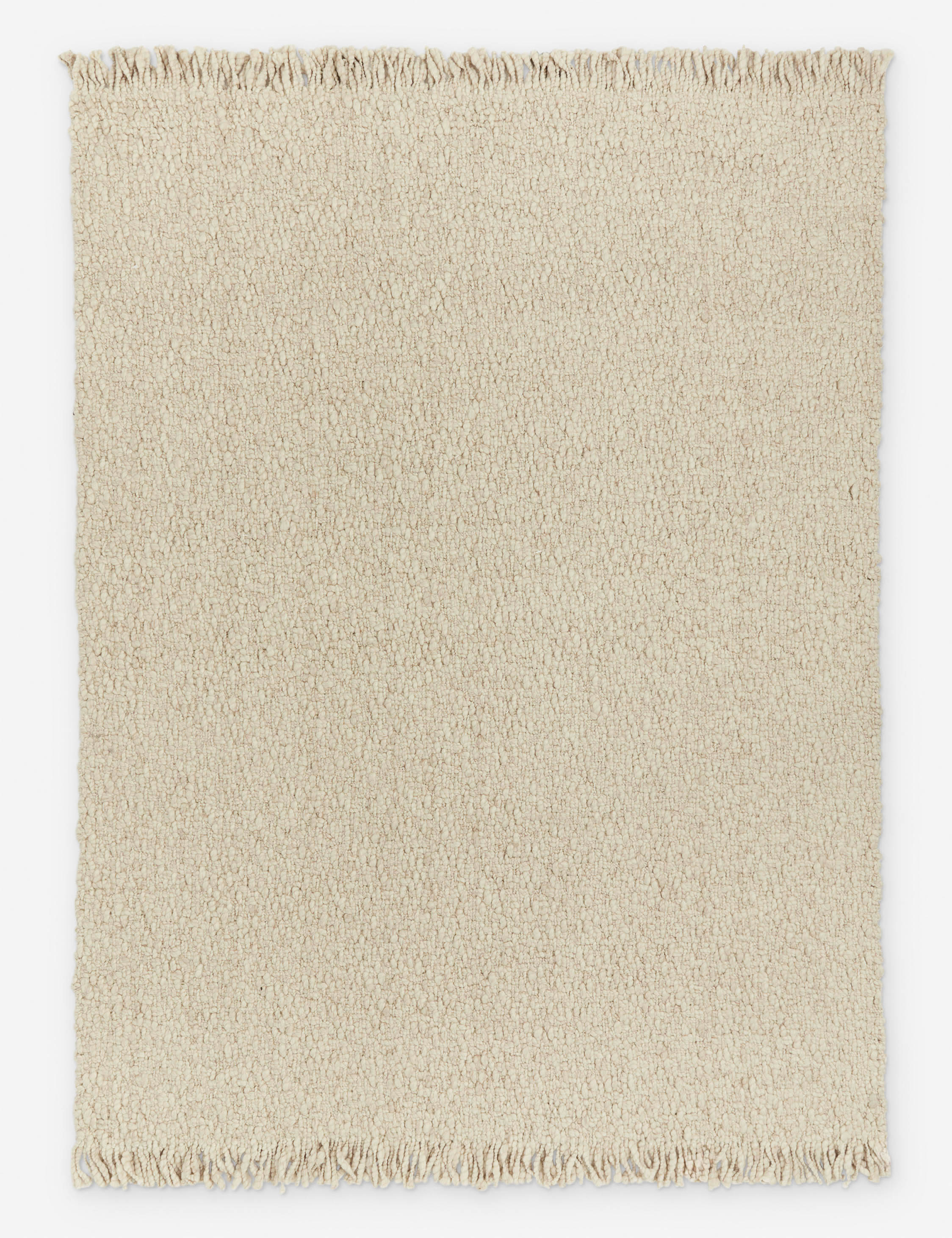 Furin Handwoven Wool Rug Swatch  by DISC Interiors, Cream - Image 3