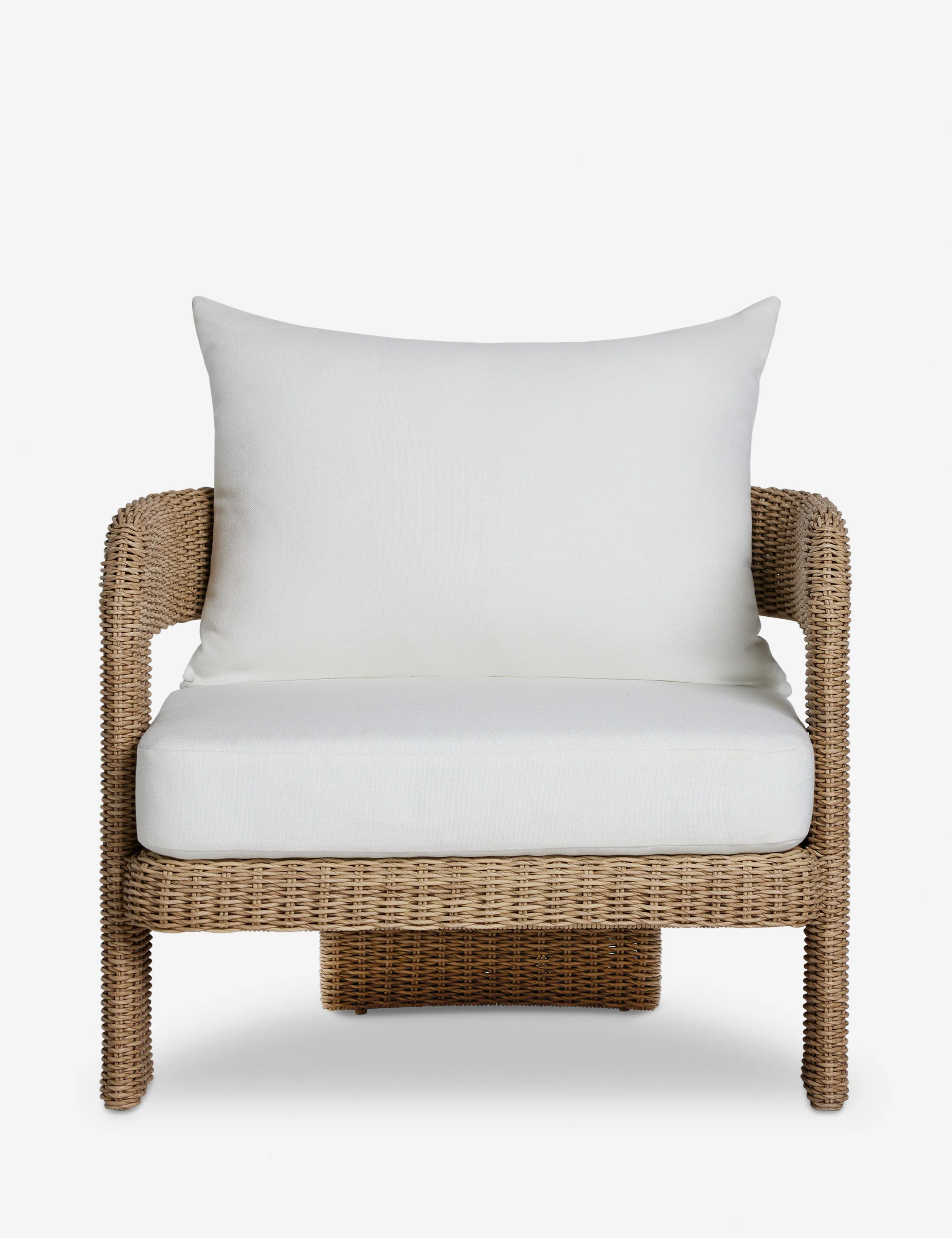 Hadler Outdoor Accent Chair, Ivory - Image 2
