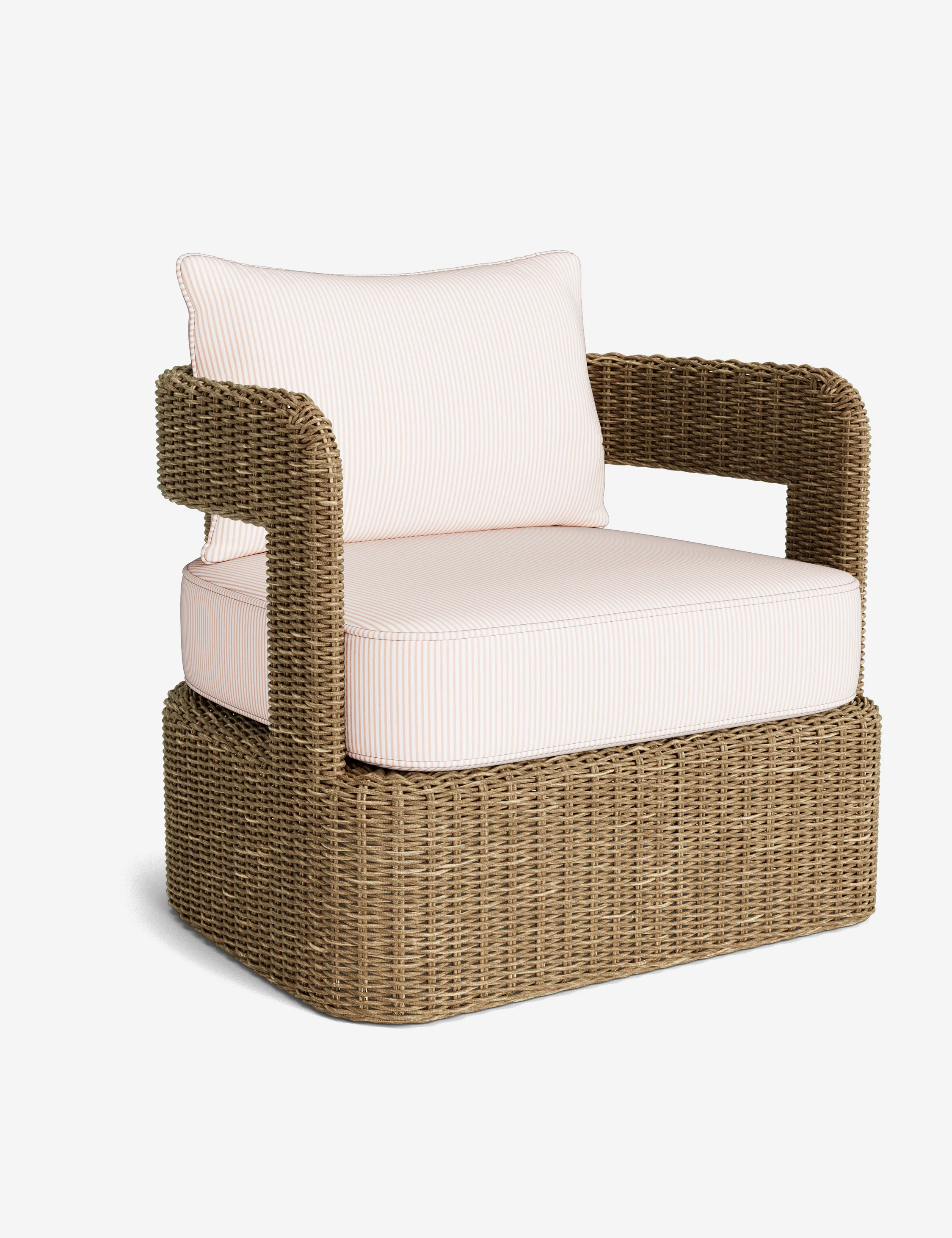 Hadler Outdoor Lounge Swivel Chair Cushion - Image 53