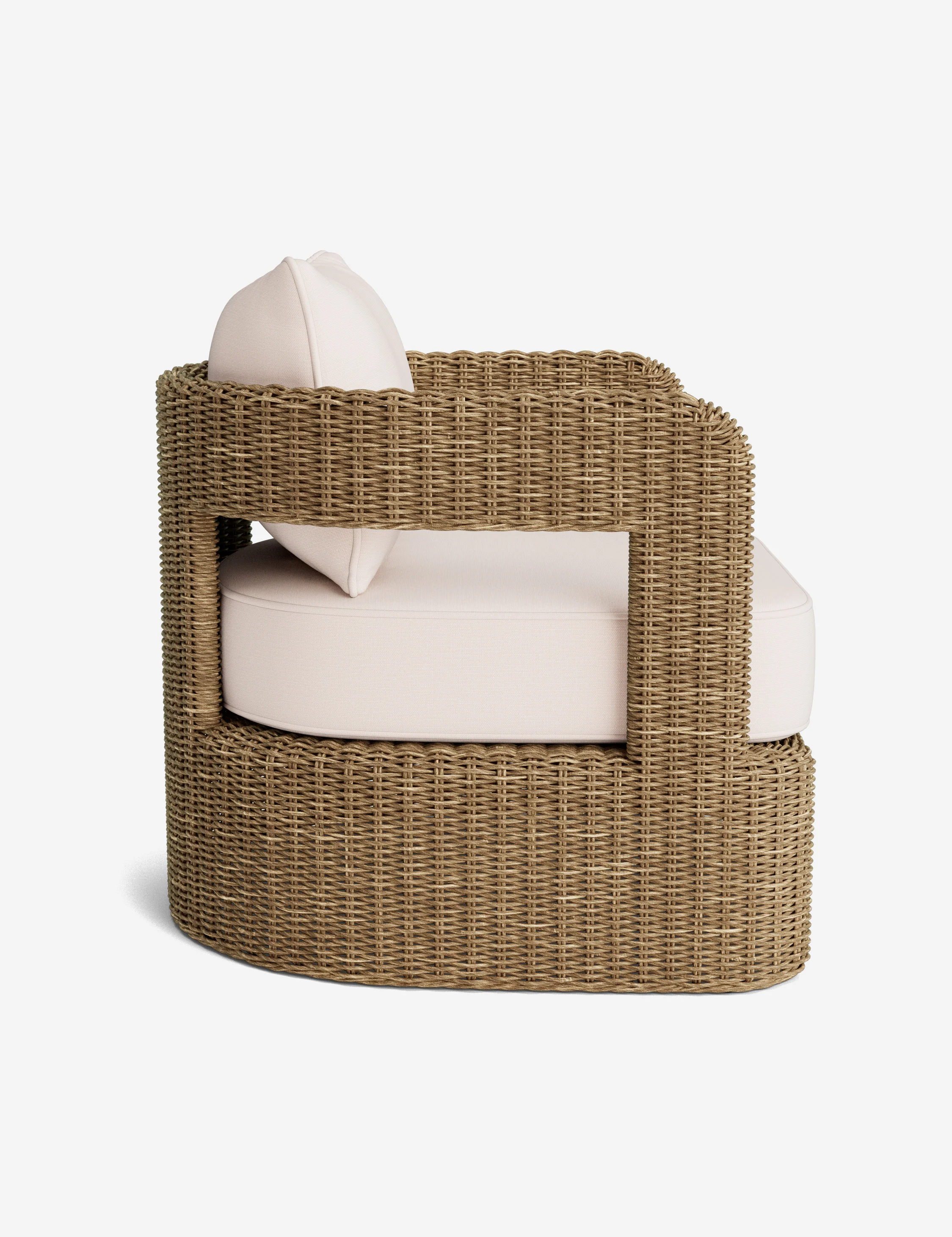 Hadler Outdoor Lounge Swivel Chair Cushion - Image 58