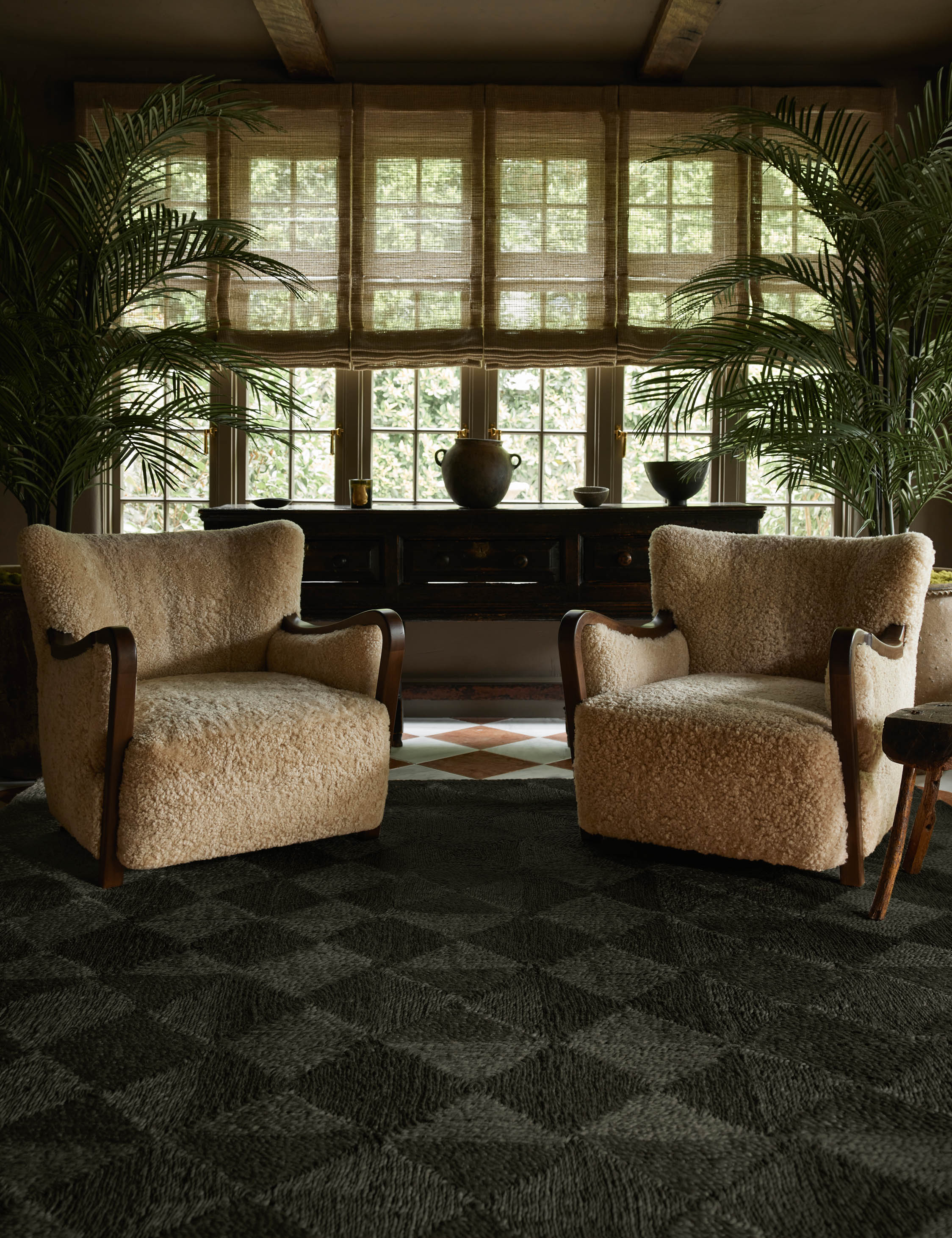 Havenhurst Handmade Jute Rug Swatch by Jake Arnold, Moss - Image 5