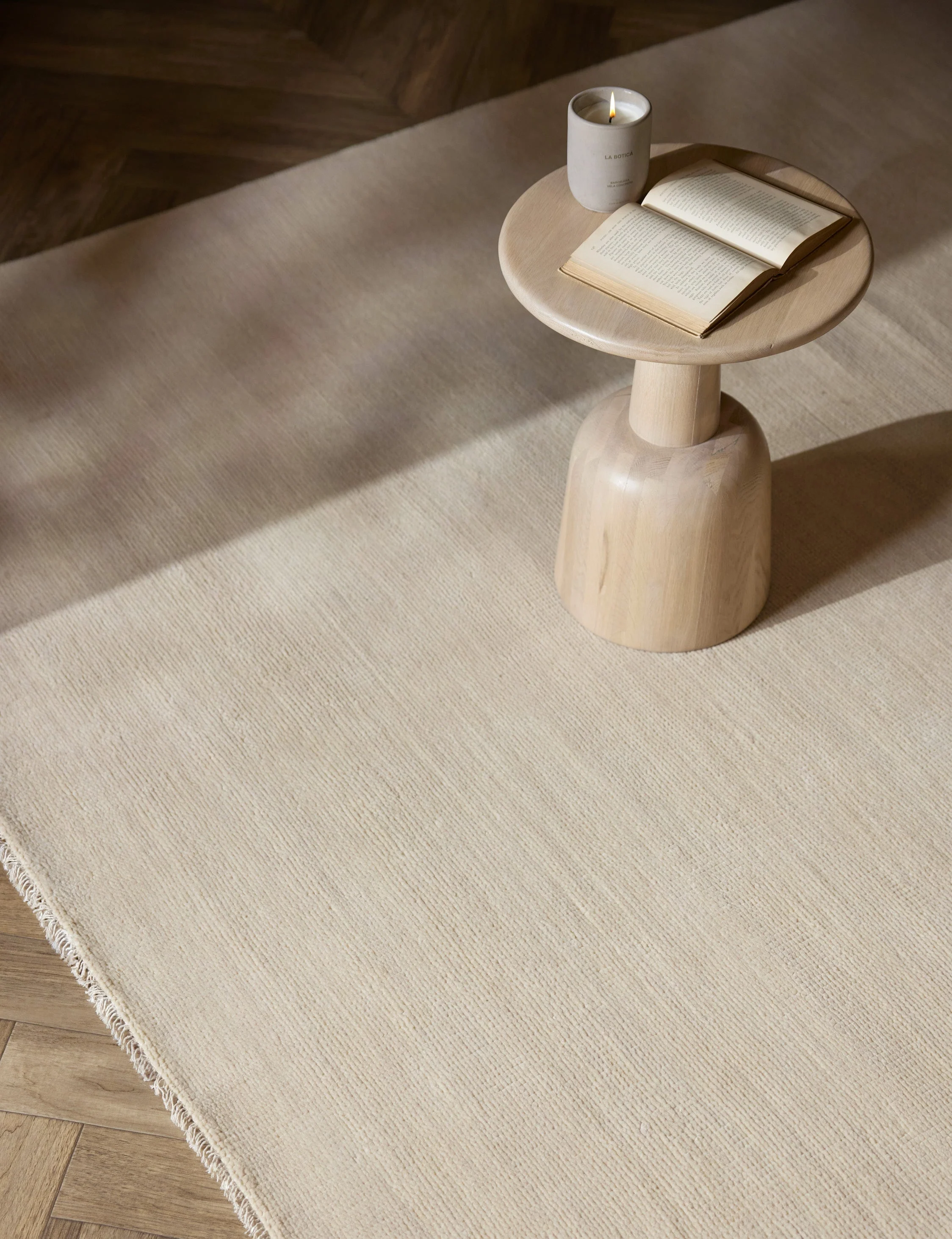 Heritage Hand-Knotted Wool Rug, Ivory - Image 4