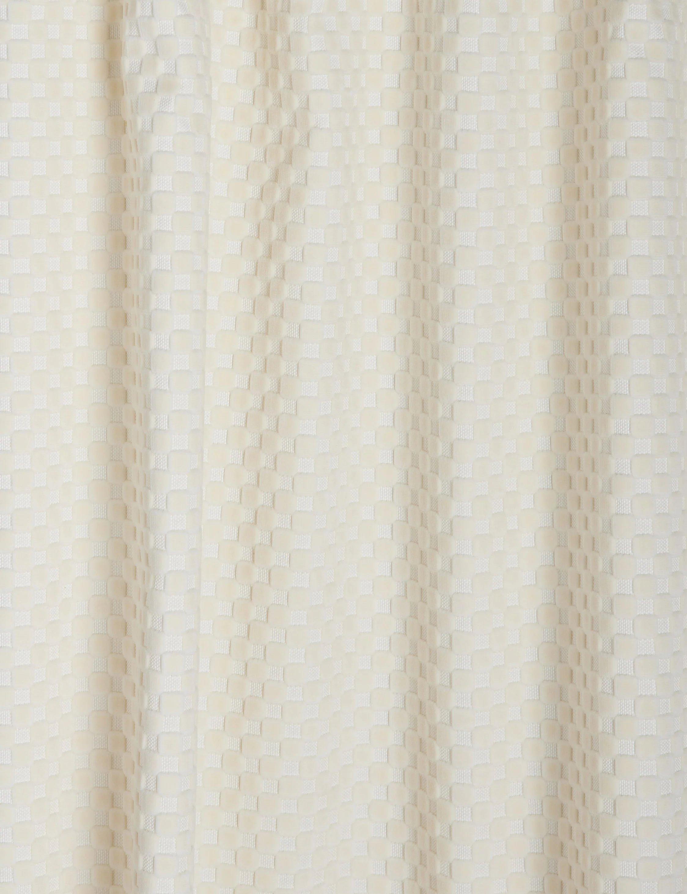 Hi-Lo Checker Velvet Curtain Panel By Sarah Sherman Samuel - Image 6