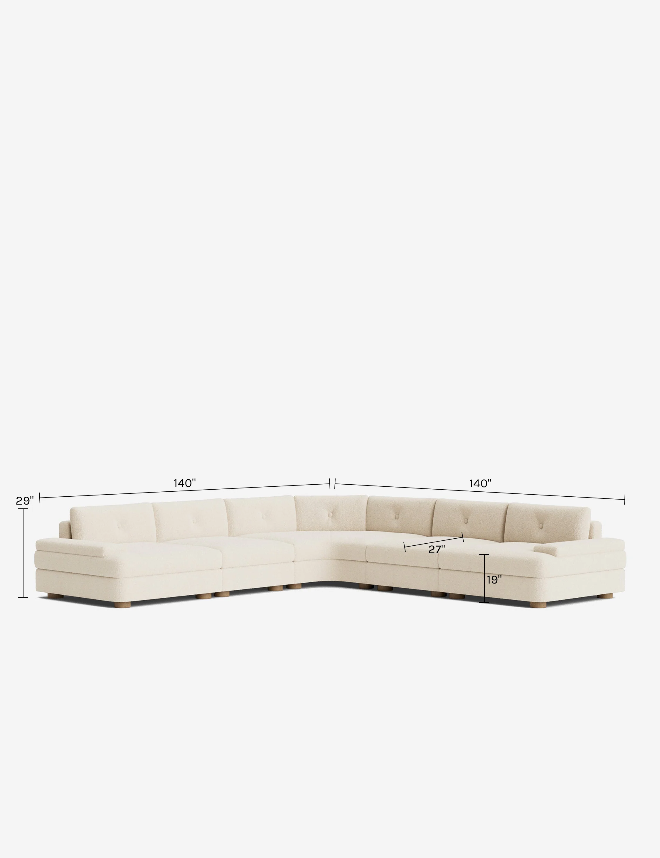 Hill Modular Corner Sectional Sofa - Image 49
