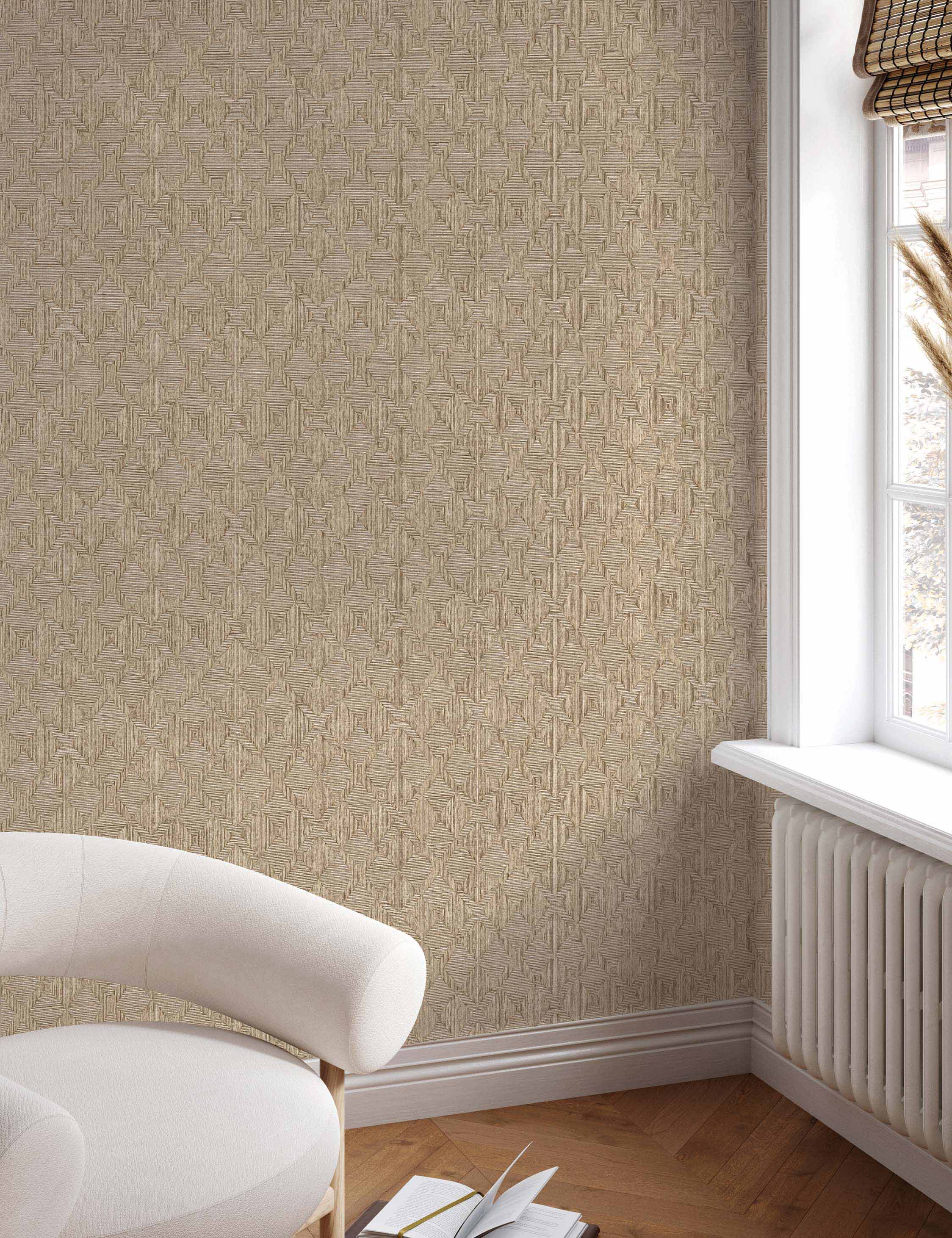 Hoffmann Faux Sisal Textured Peel + Stick Wallpaper by Jeremiah Brent - Image 3