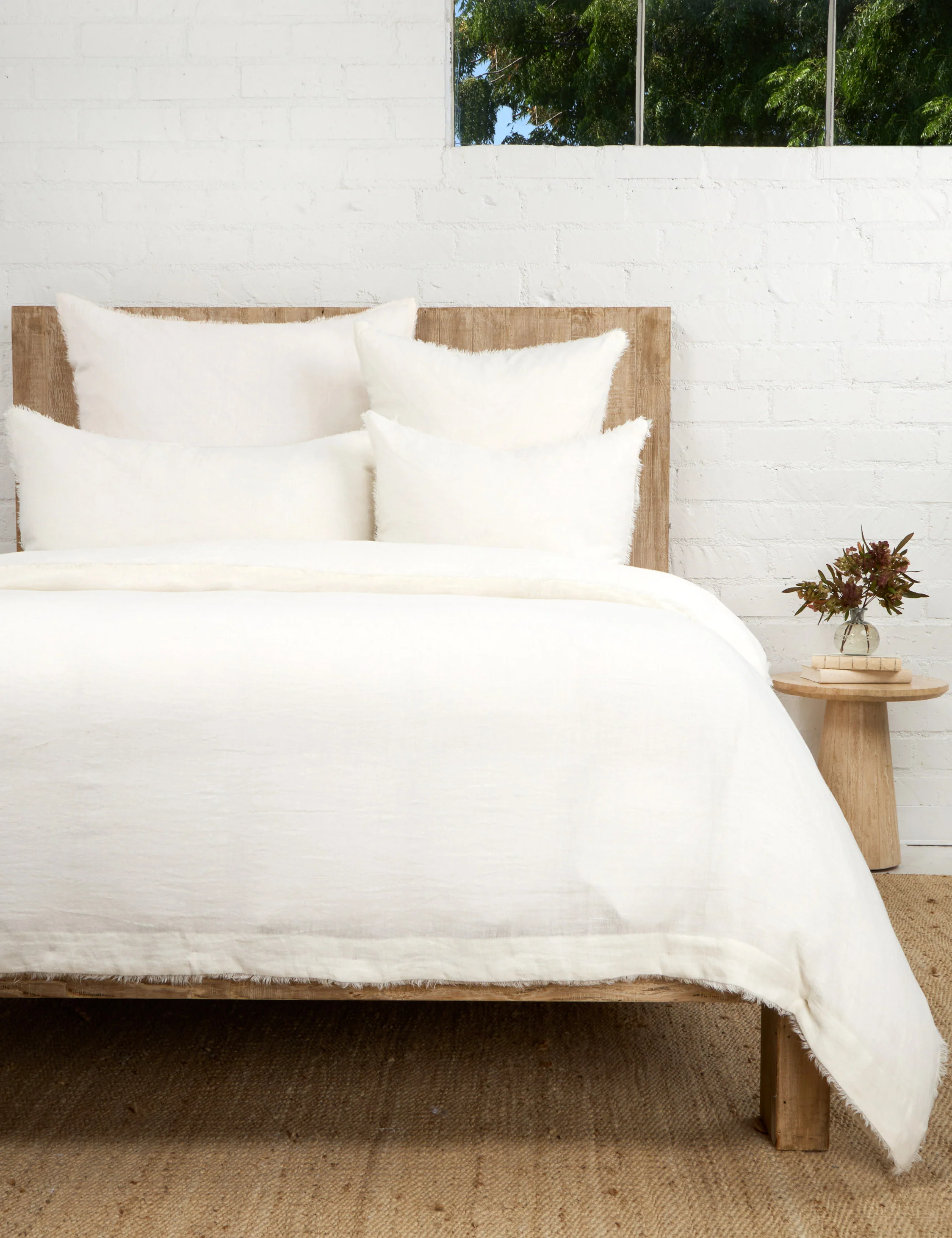 Hunter Linen Duvet Cover by Pom Pom at Home