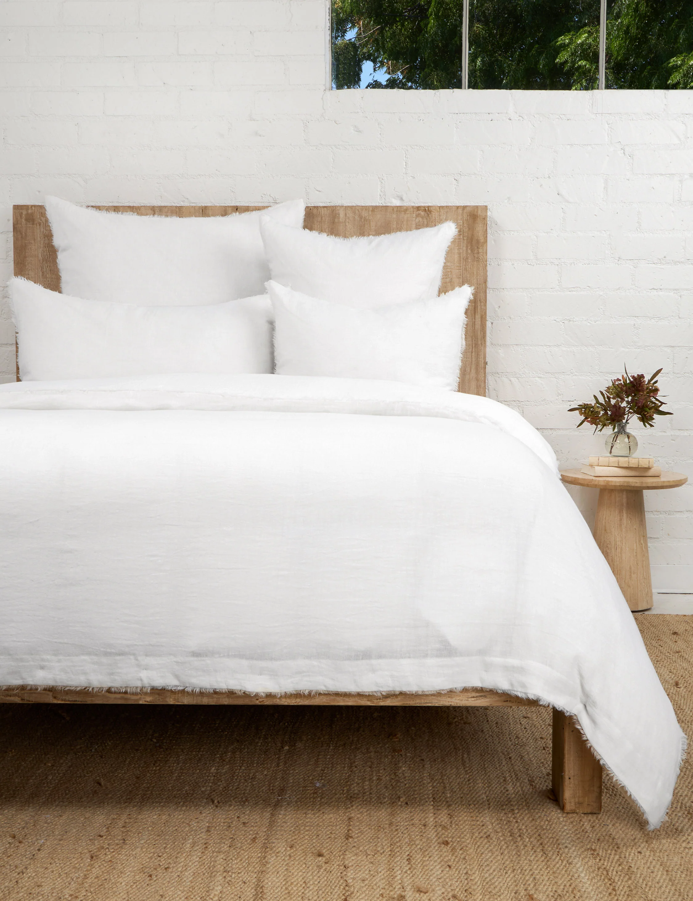 Hunter Linen Duvet Cover by Pom Pom at Home - Image 9