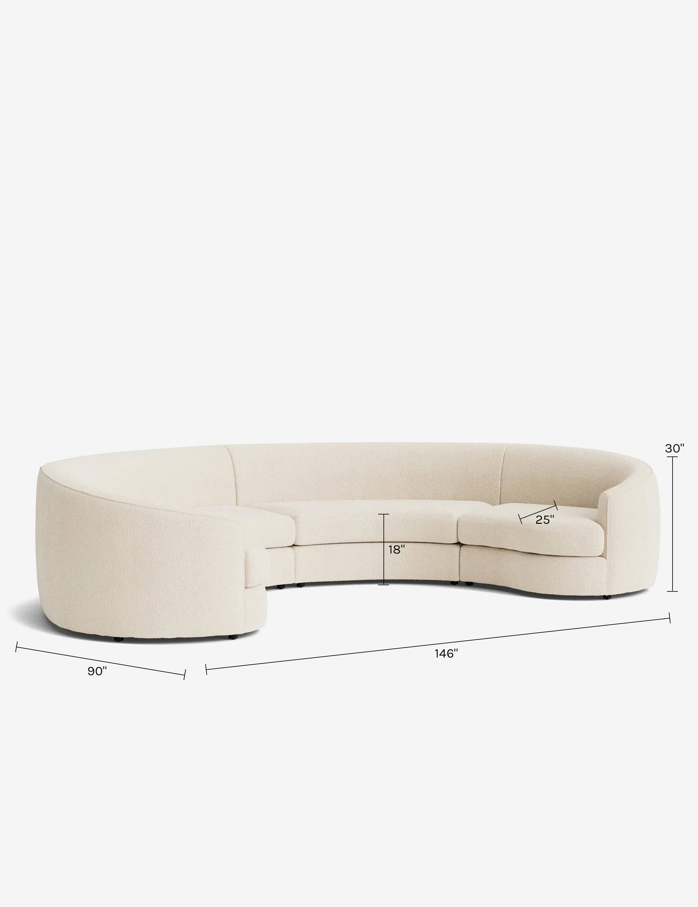 Imada Modular Curved Sectional Sofa - Image 239