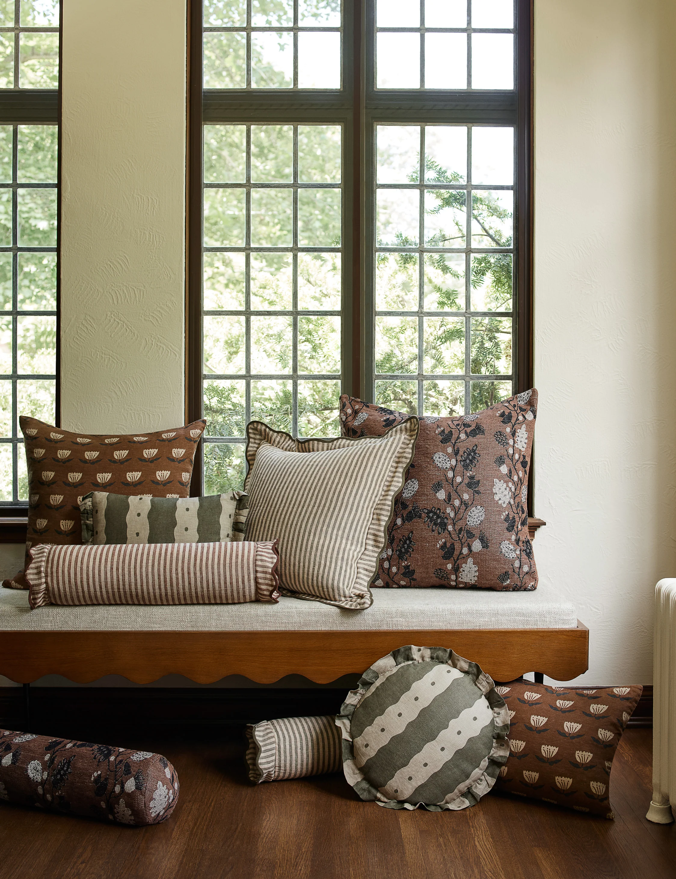 Janna Linen Pillow by Sarah Sherman Samuel - Image 10