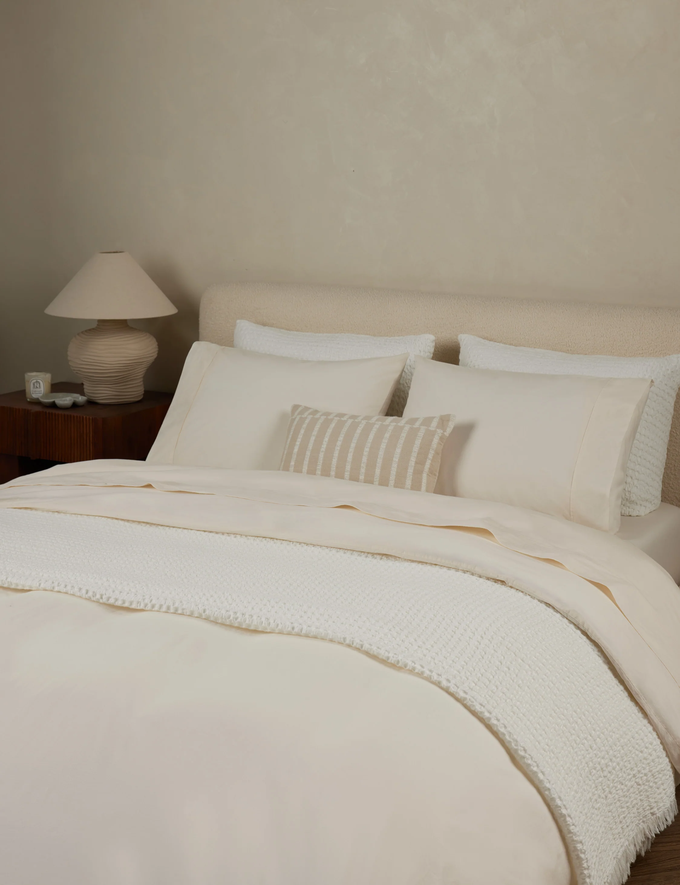 Juna Washed Percale Sheet Set - Image 4
