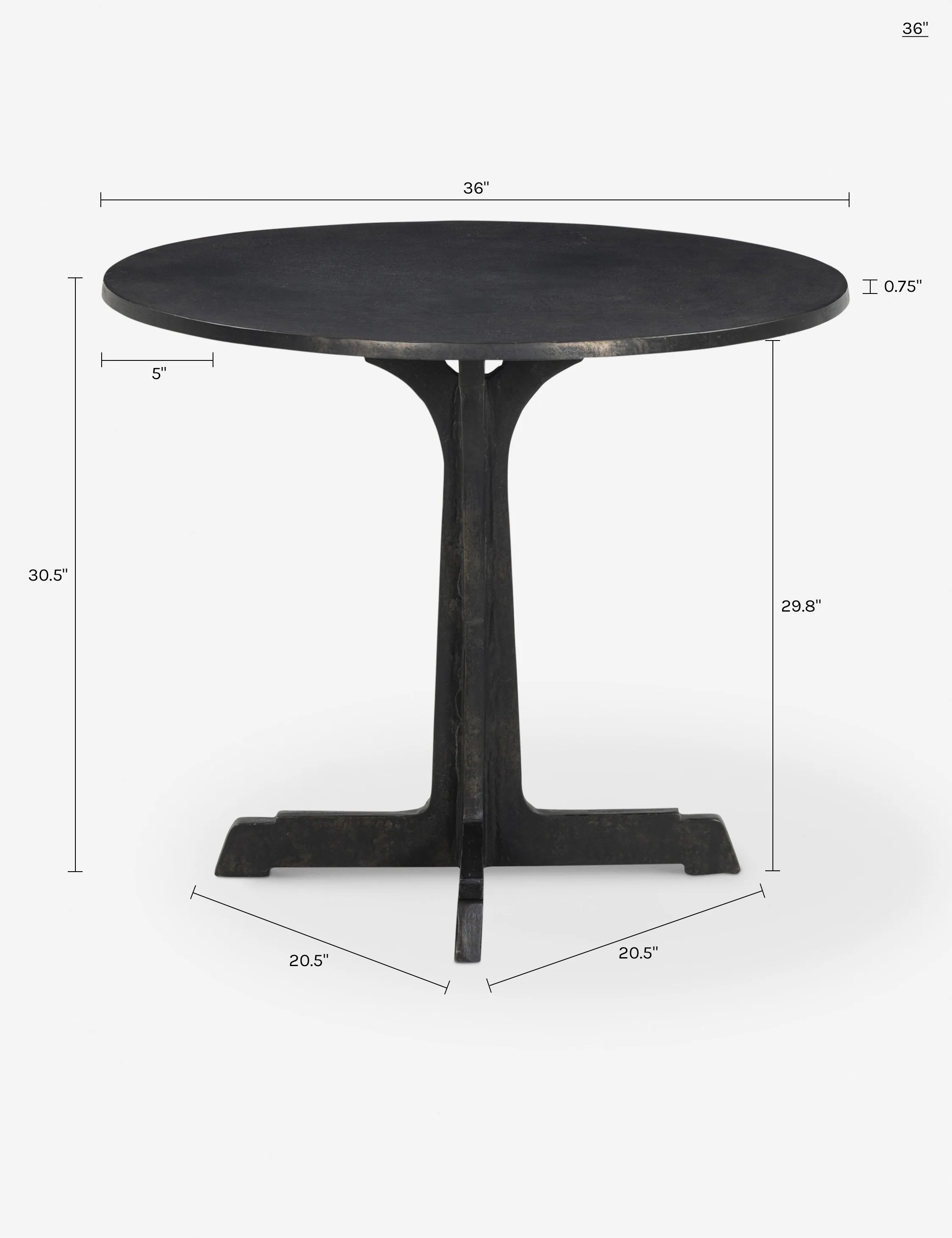 Lacasa Outdoor Round Dining Table - Image 6