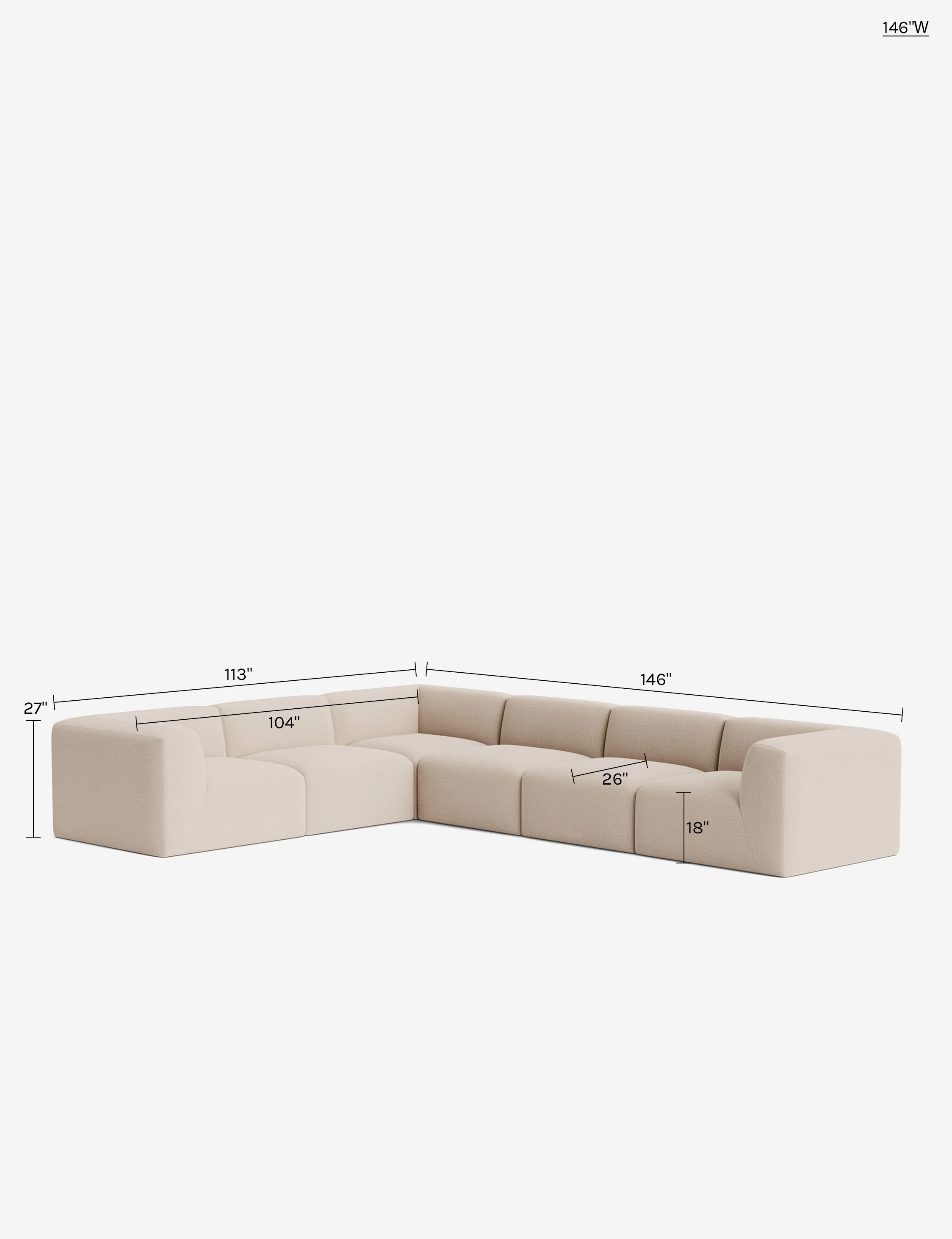 Lamond Modular Corner Sectional Sofa - Image 33