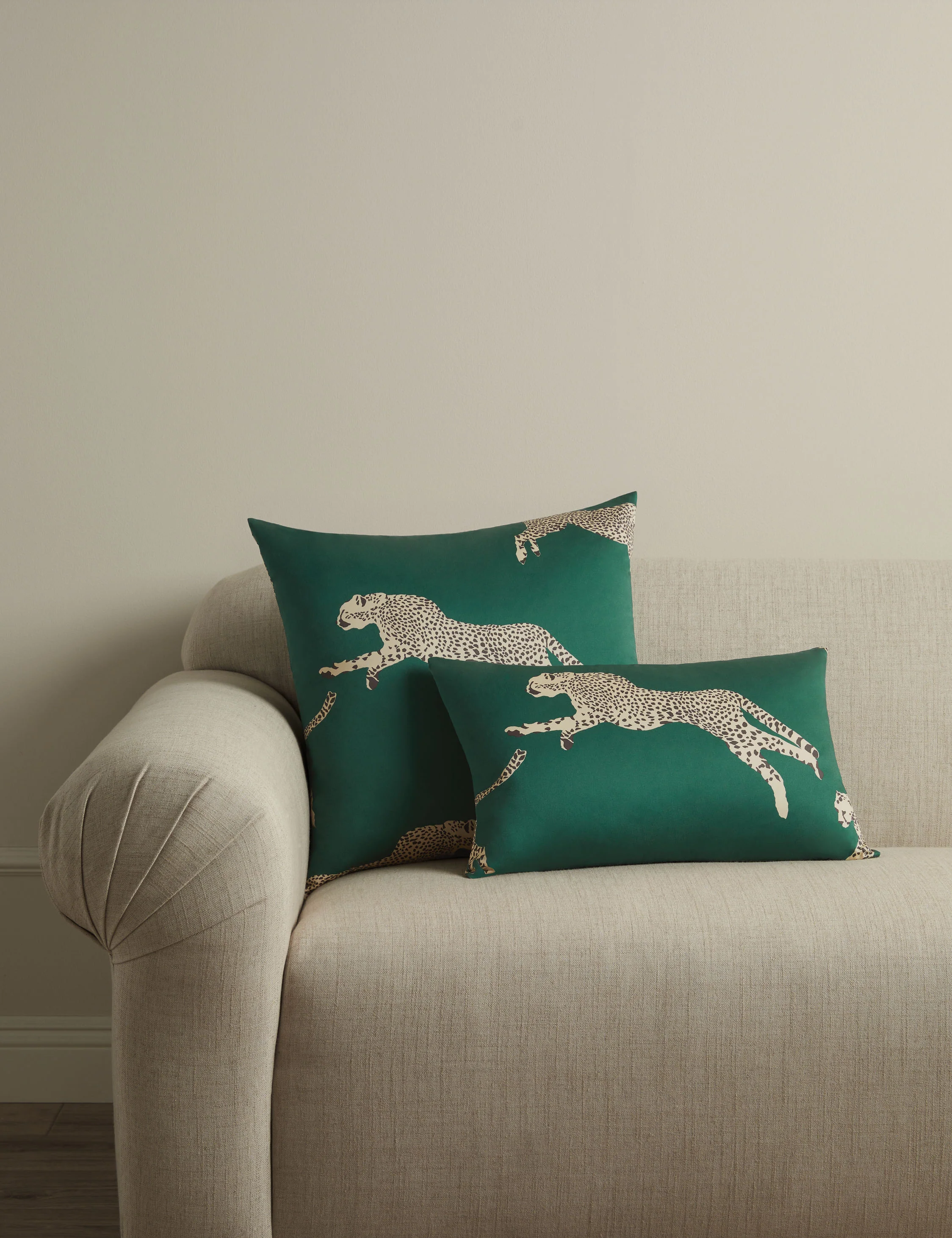 Leaping Cheetah Pillow by Scalamandre - Image 7