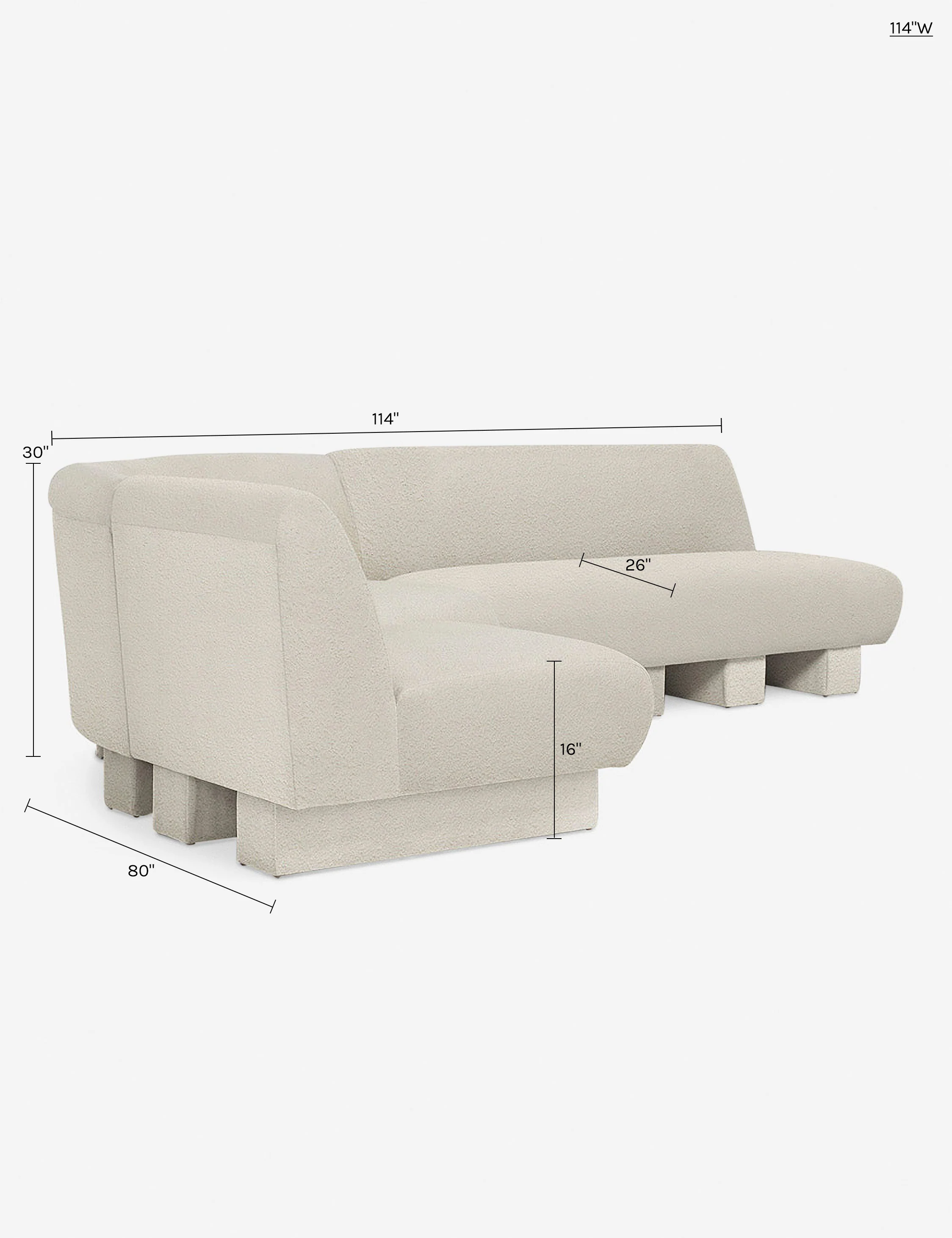 Lena Modular Sectional Sofa by Sarah Sherman Samuel - Image 105