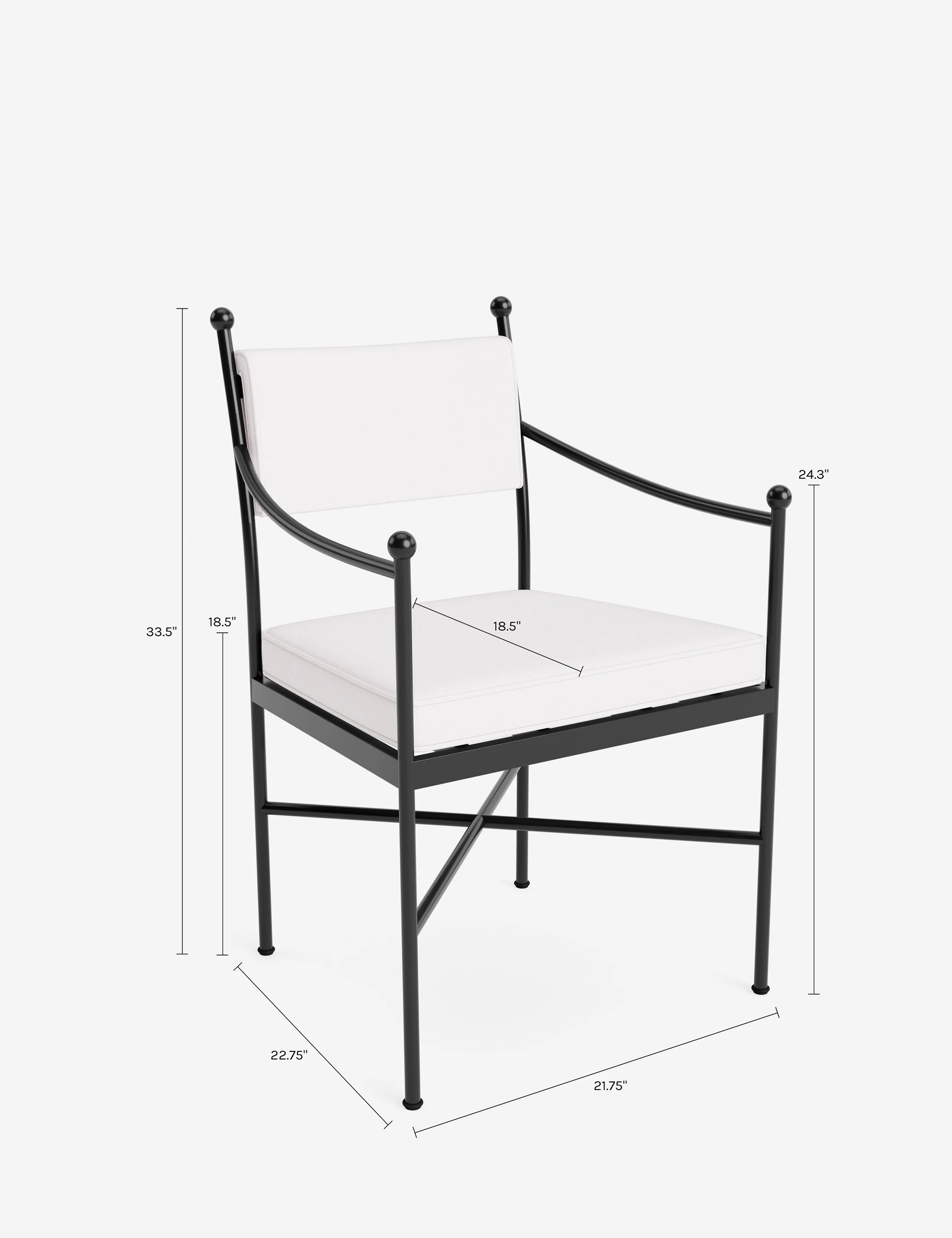 Leni Outdoor Dining Arm Chair - Image 88