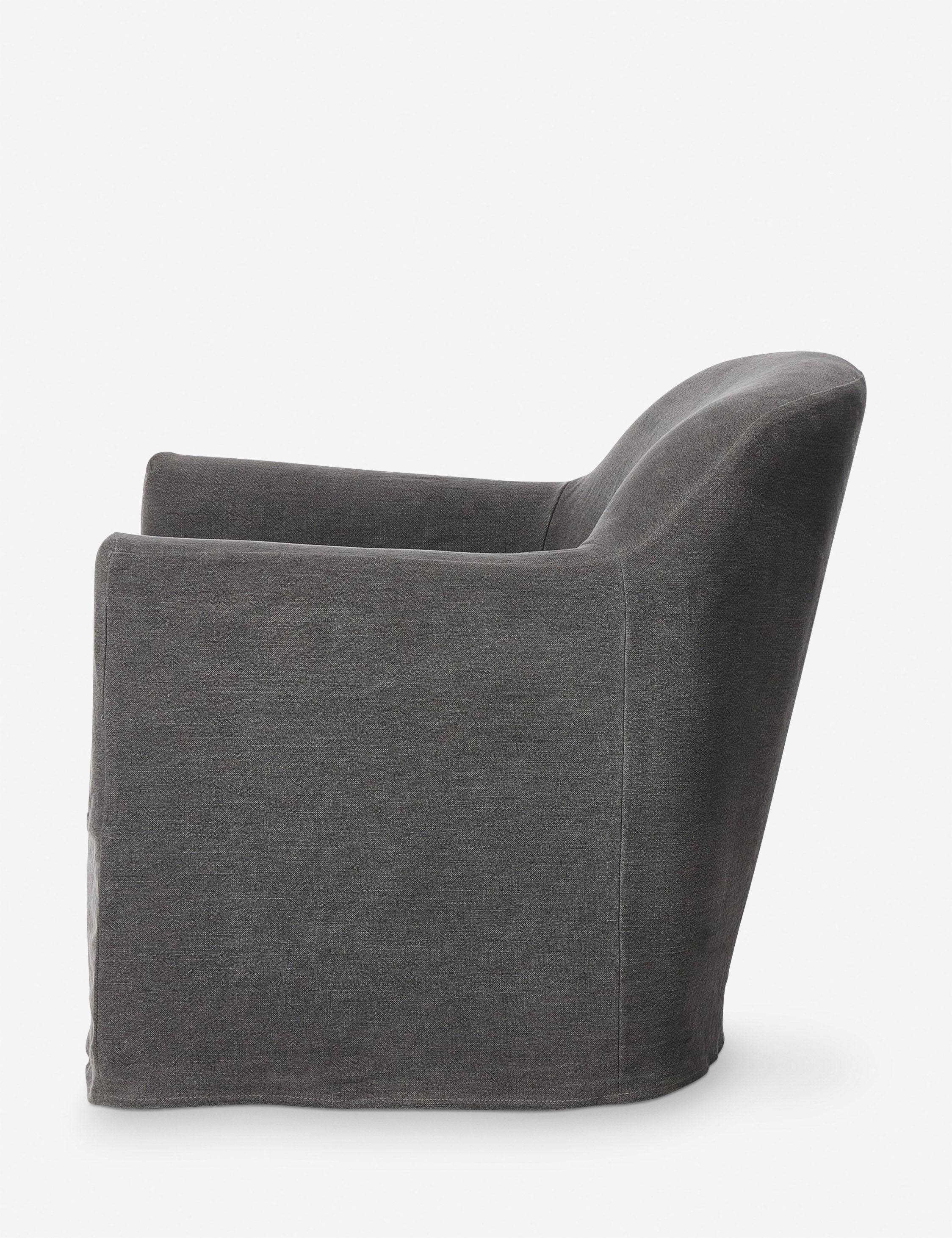 Lowell Slipcover Swivel Chair by Amber Lewis x Four Hands - Image 16