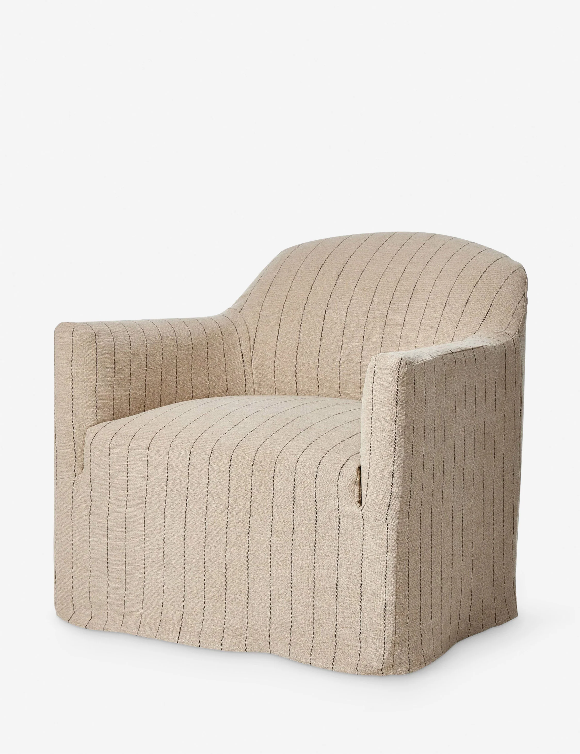 Lowell Slipcover Swivel Chair by Amber Lewis x Four Hands - Image 22