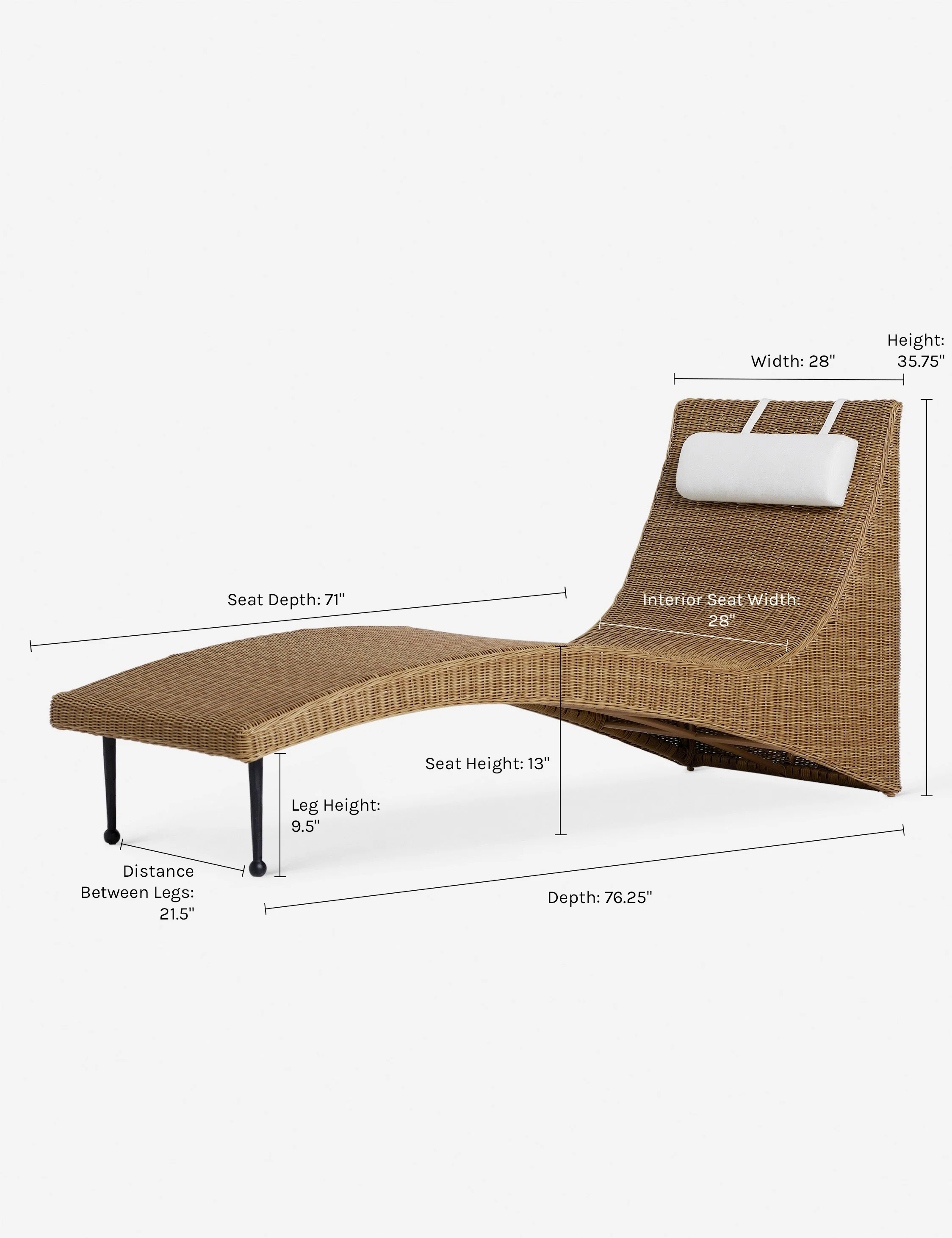 Marisol Outdoor Chaise by Sarah Sherman Samuel - Image 9