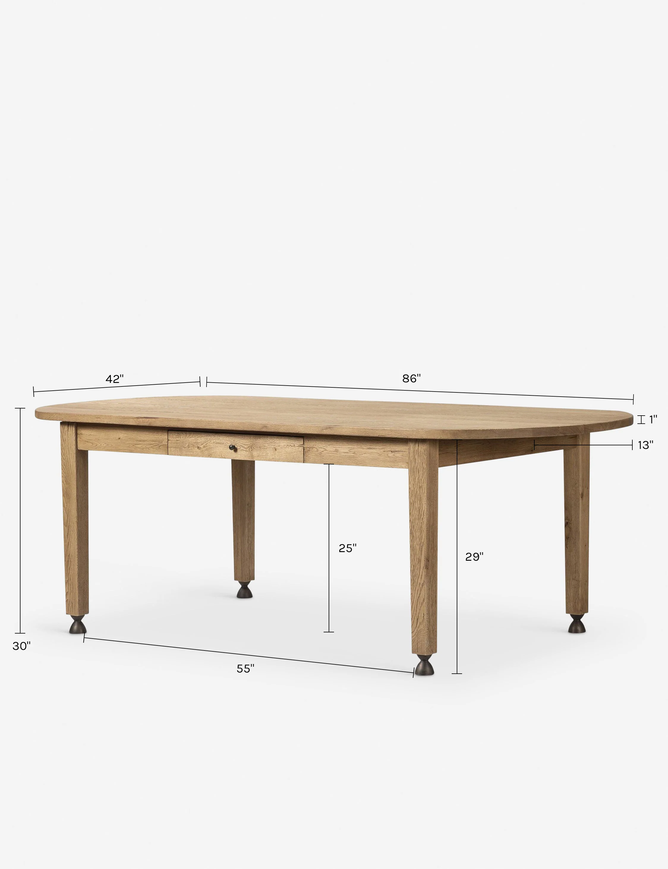 Megan Dining Table by Amber Lewis x Four Hands - Image 15