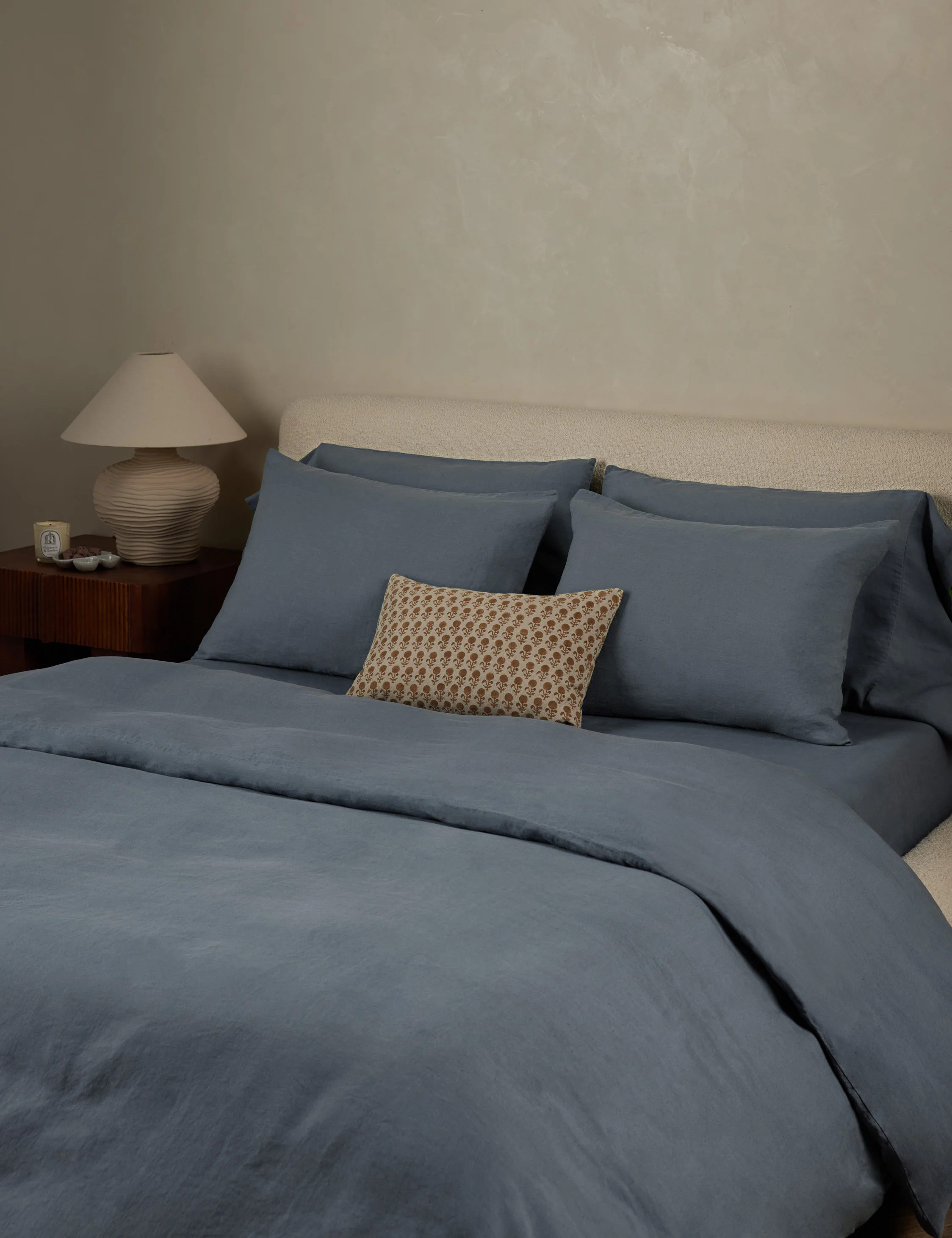Melia European Flax Linen® Duvet Cover - Image 10