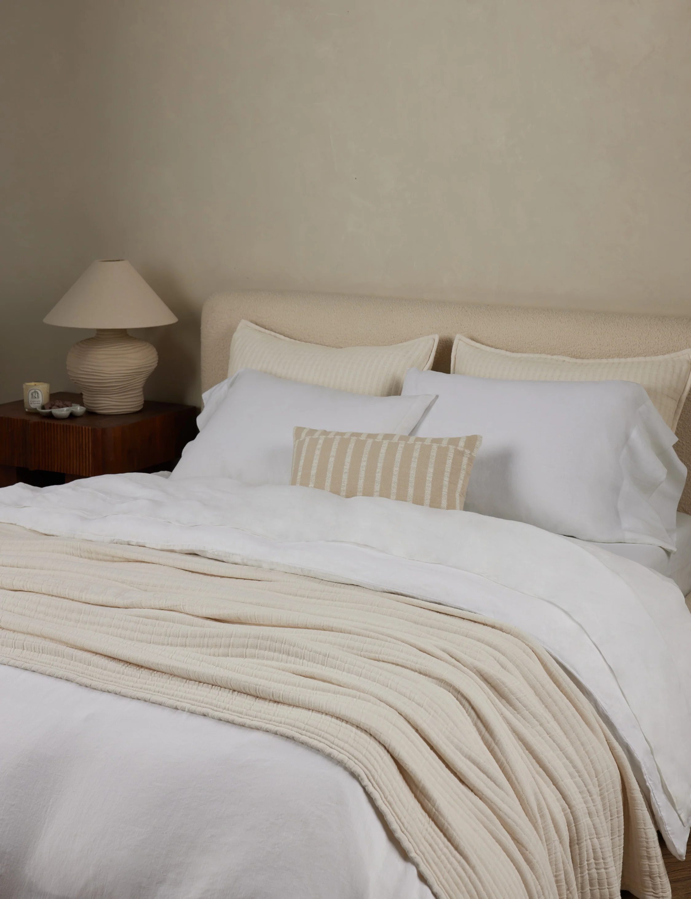 Melia European Flax Linen® Duvet Cover - Image 7