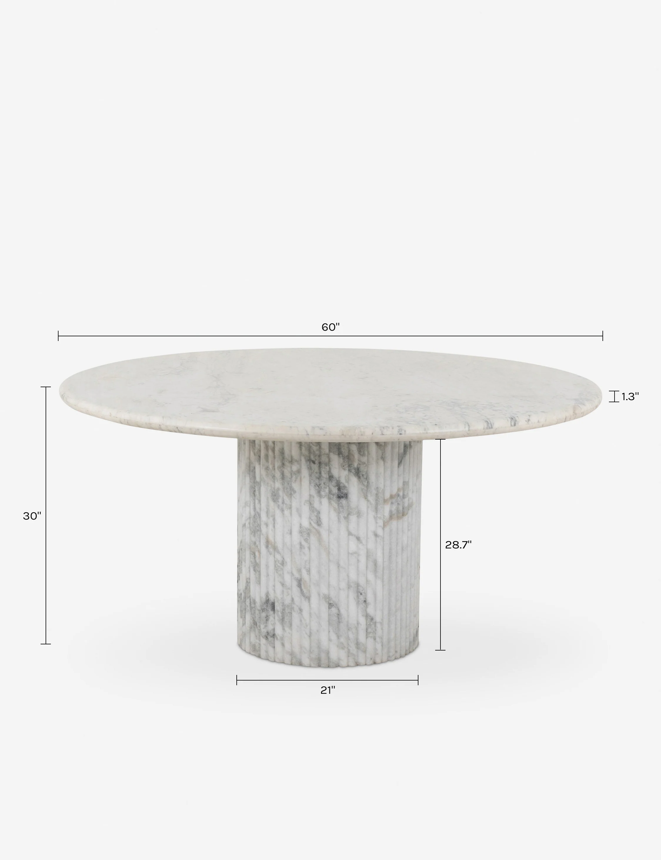Mercer Round Dining Table - Image 8