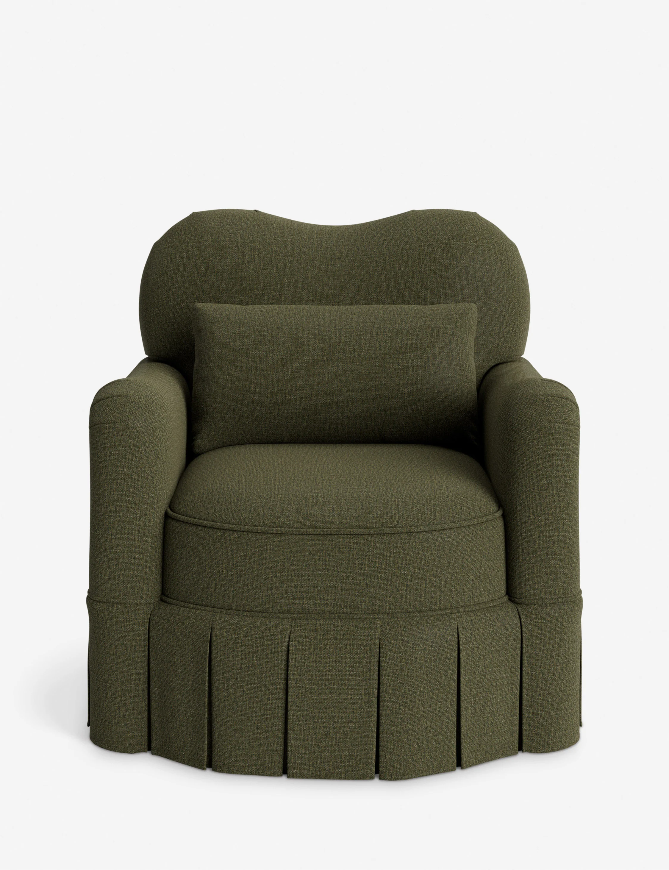 Middleton Skirted Accent Chair by Ginny Macdonald - Image 11