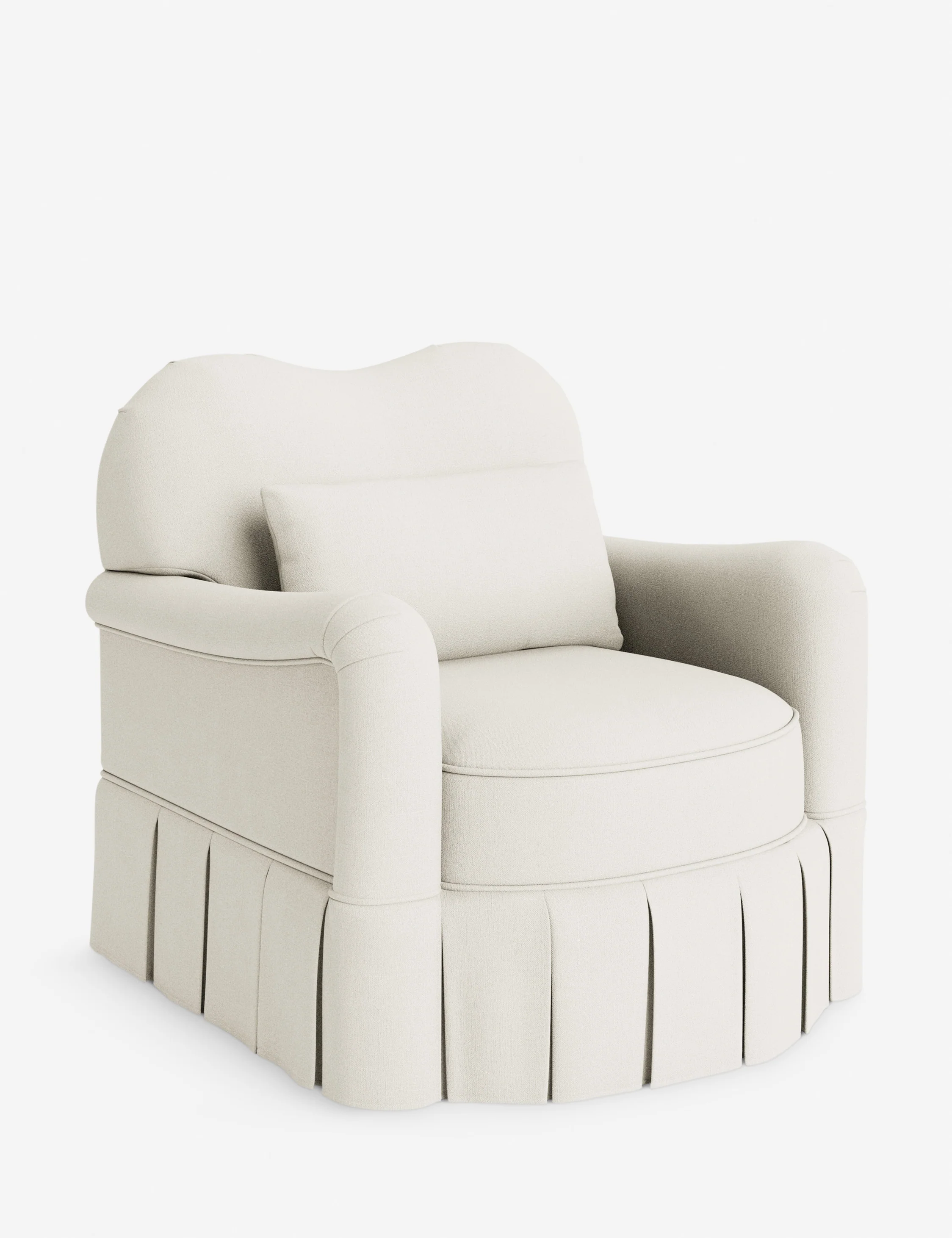 Middleton Skirted Accent Chair by Ginny Macdonald - Image 111
