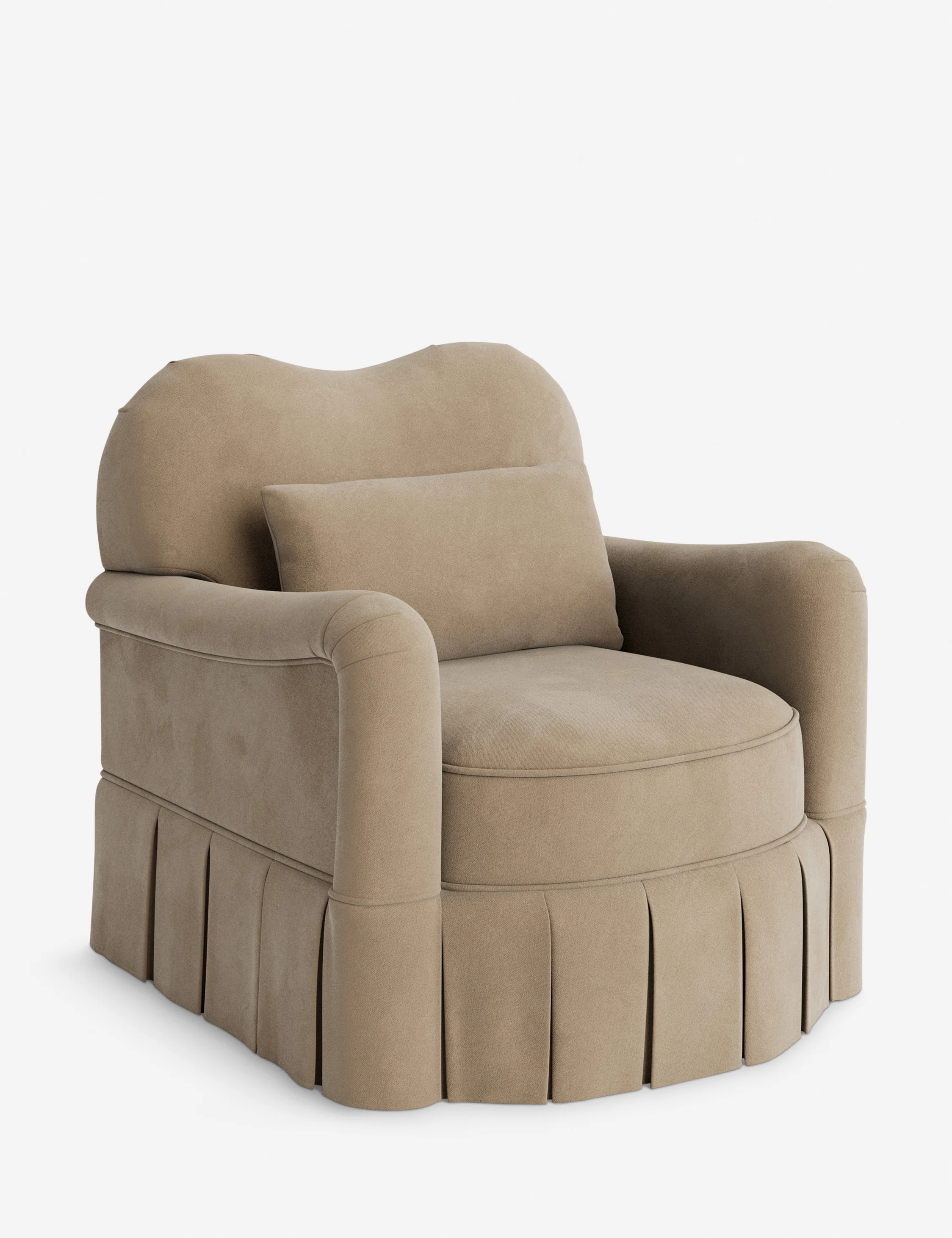 Middleton Skirted Accent Chair by Ginny Macdonald - Image 117