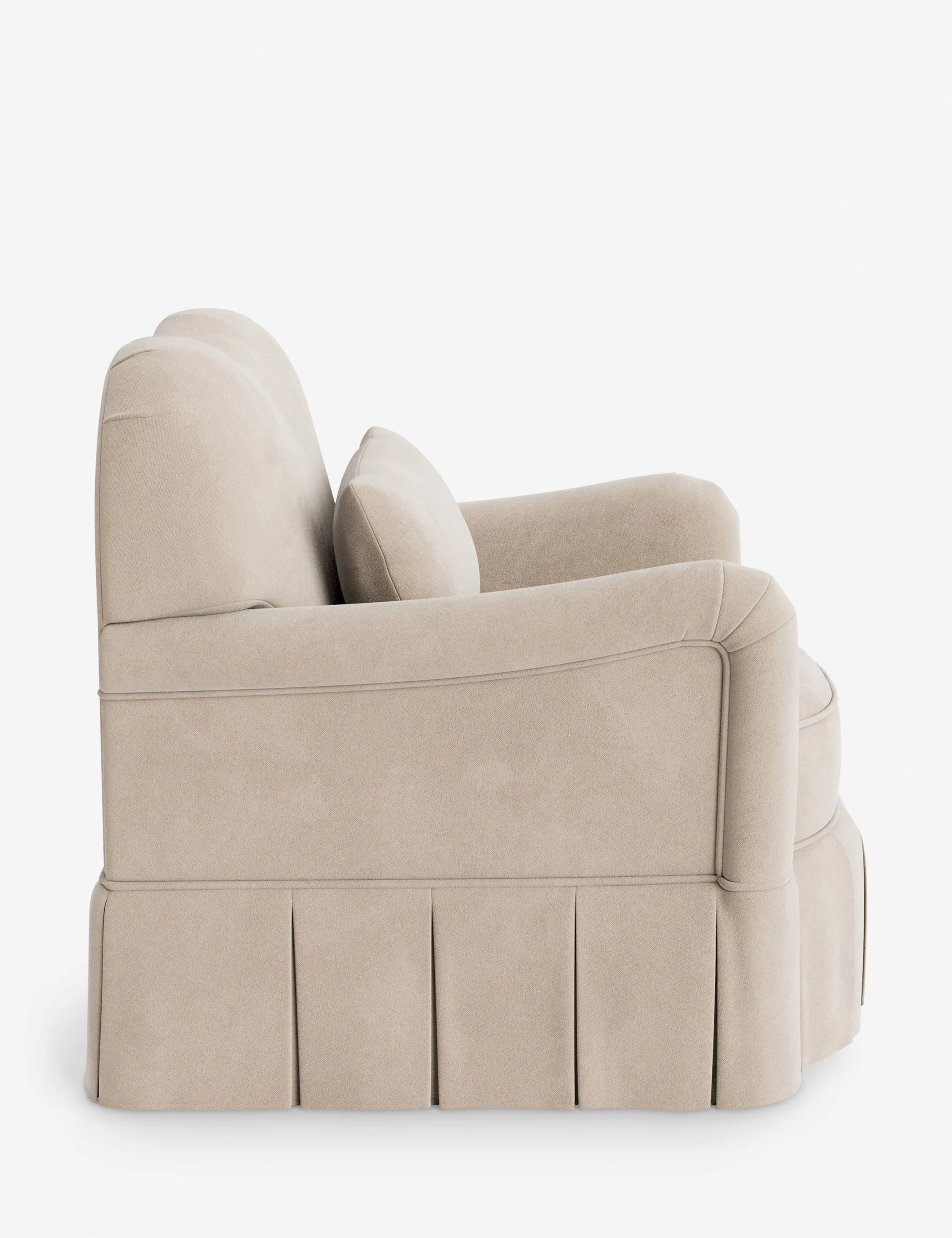 Middleton Skirted Accent Chair by Ginny Macdonald - Image 190