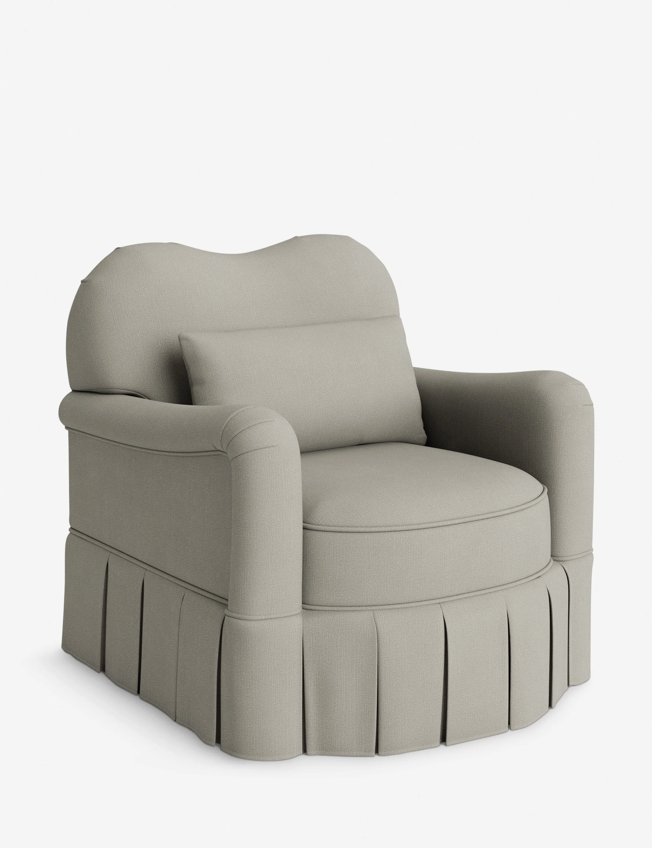 Middleton Skirted Accent Chair by Ginny Macdonald - Image 201