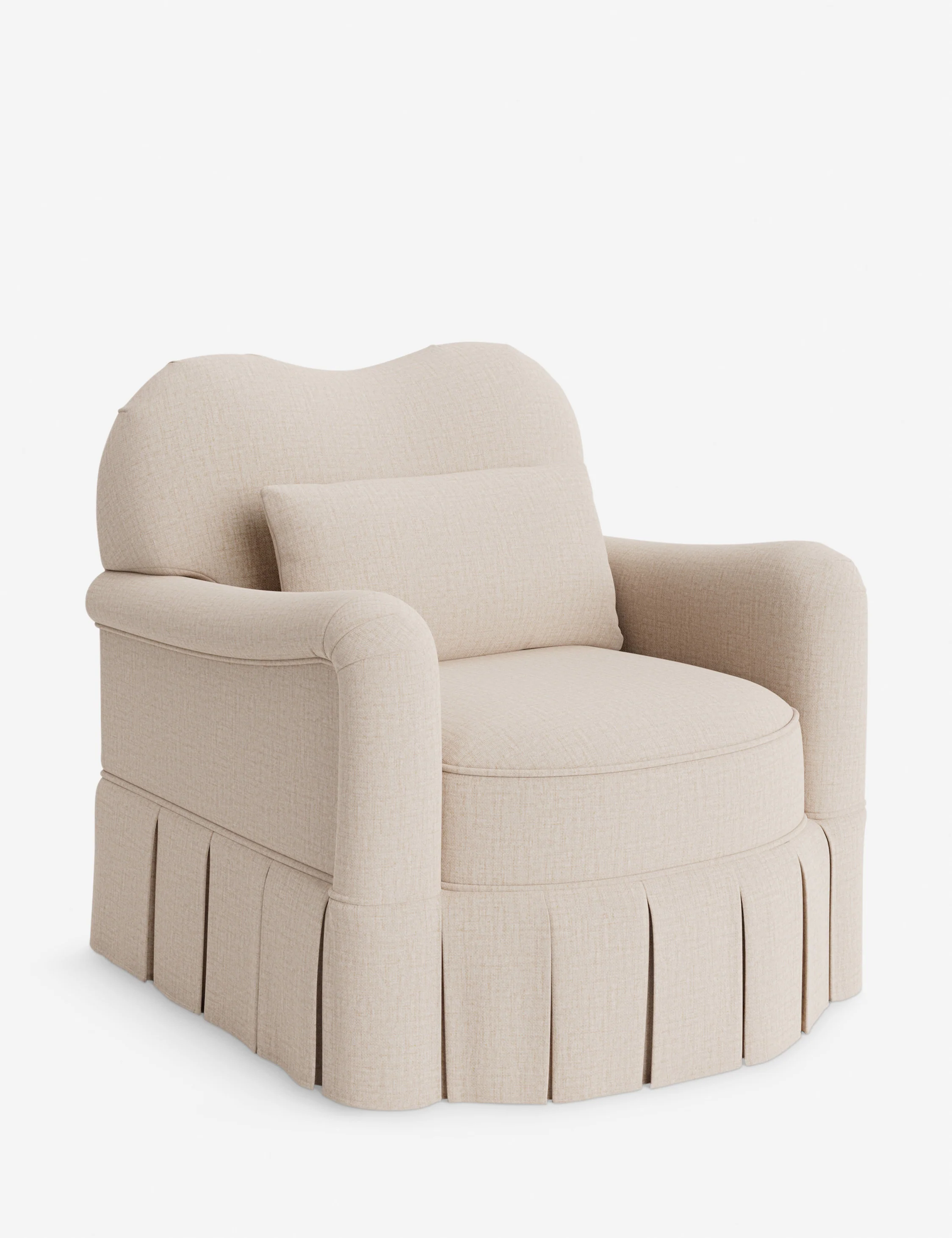 Middleton Skirted Accent Chair by Ginny Macdonald - Image 204