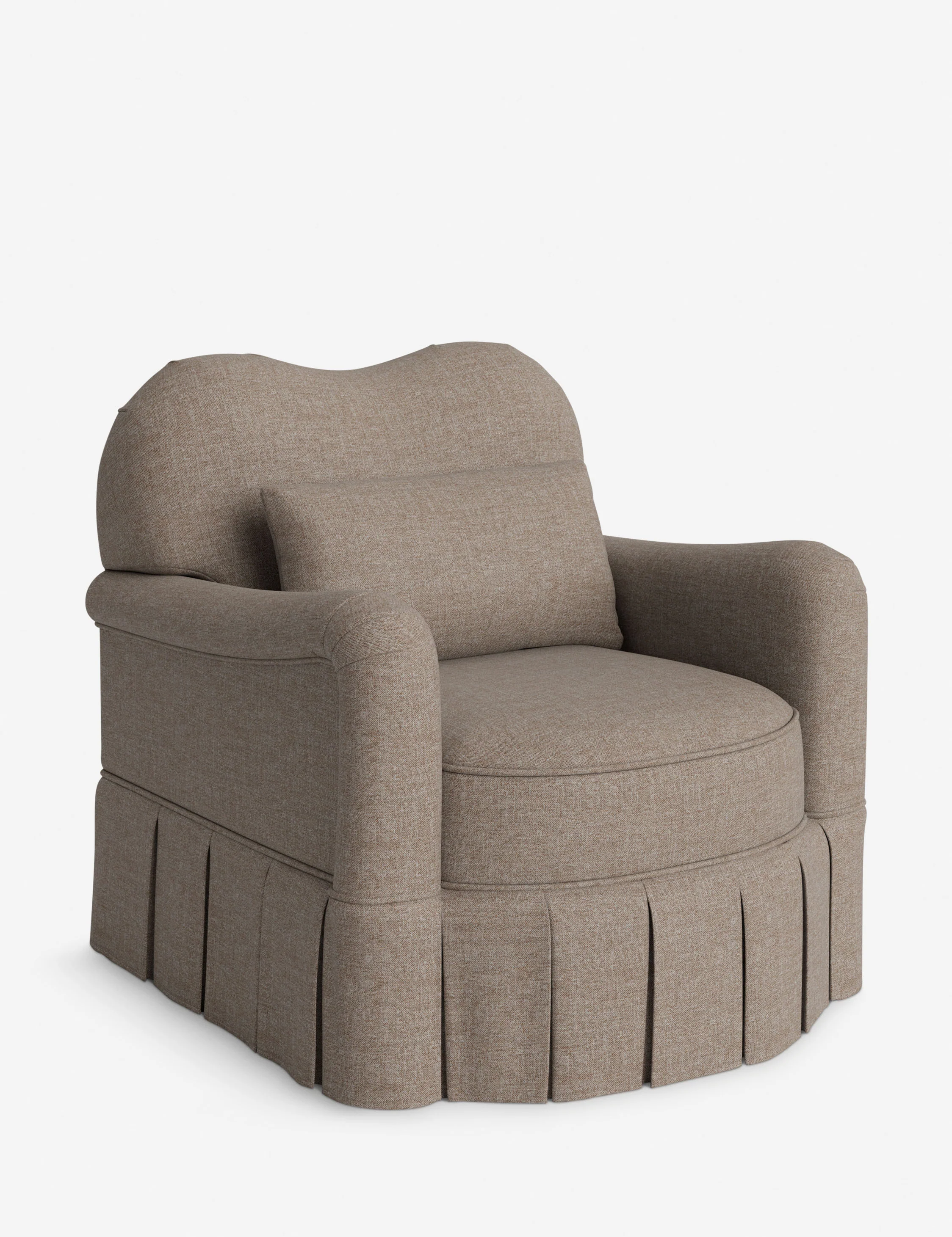 Middleton Skirted Accent Chair by Ginny Macdonald - Image 207