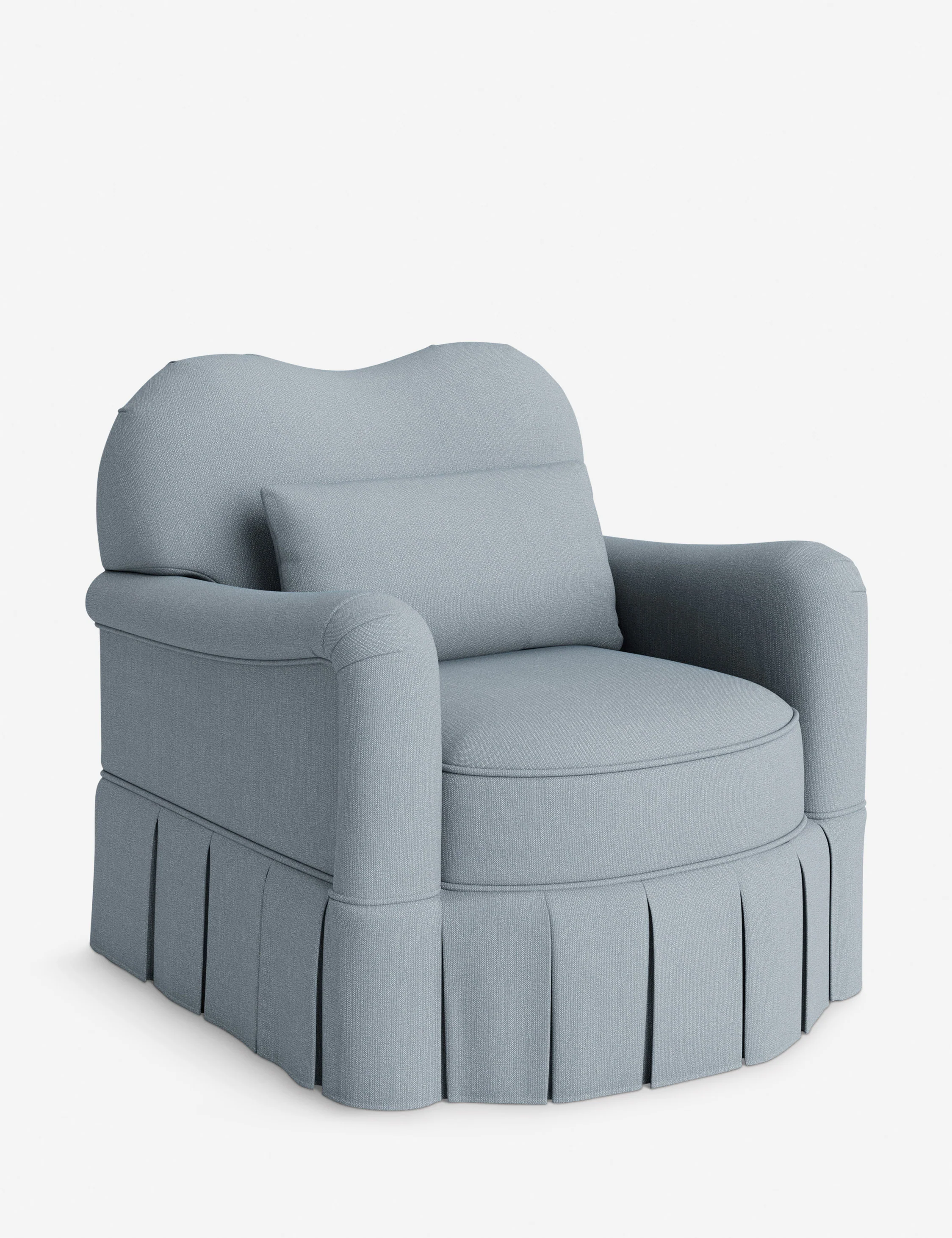 Middleton Skirted Accent Chair by Ginny Macdonald - Image 45