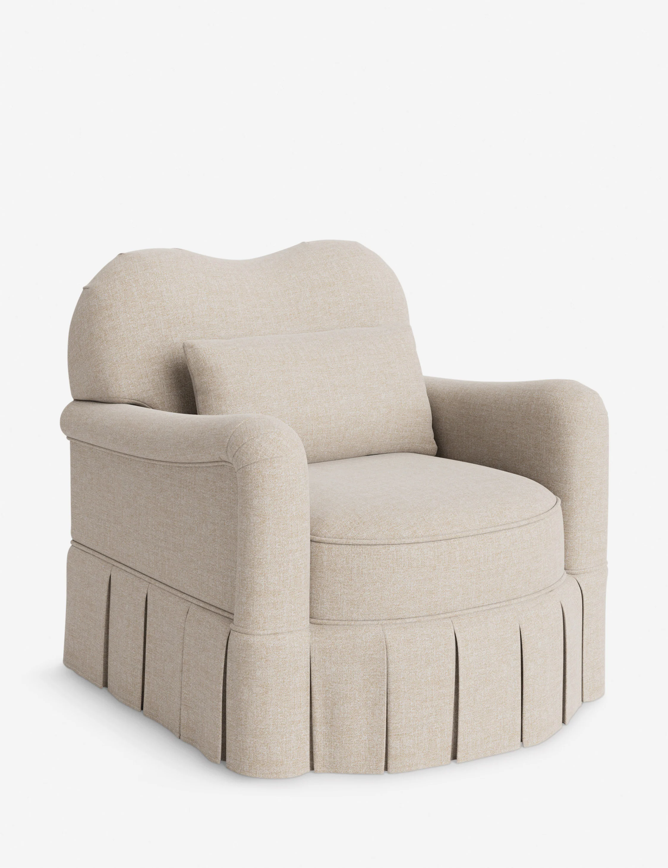 Middleton Skirted Accent Chair by Ginny Macdonald - Image 87