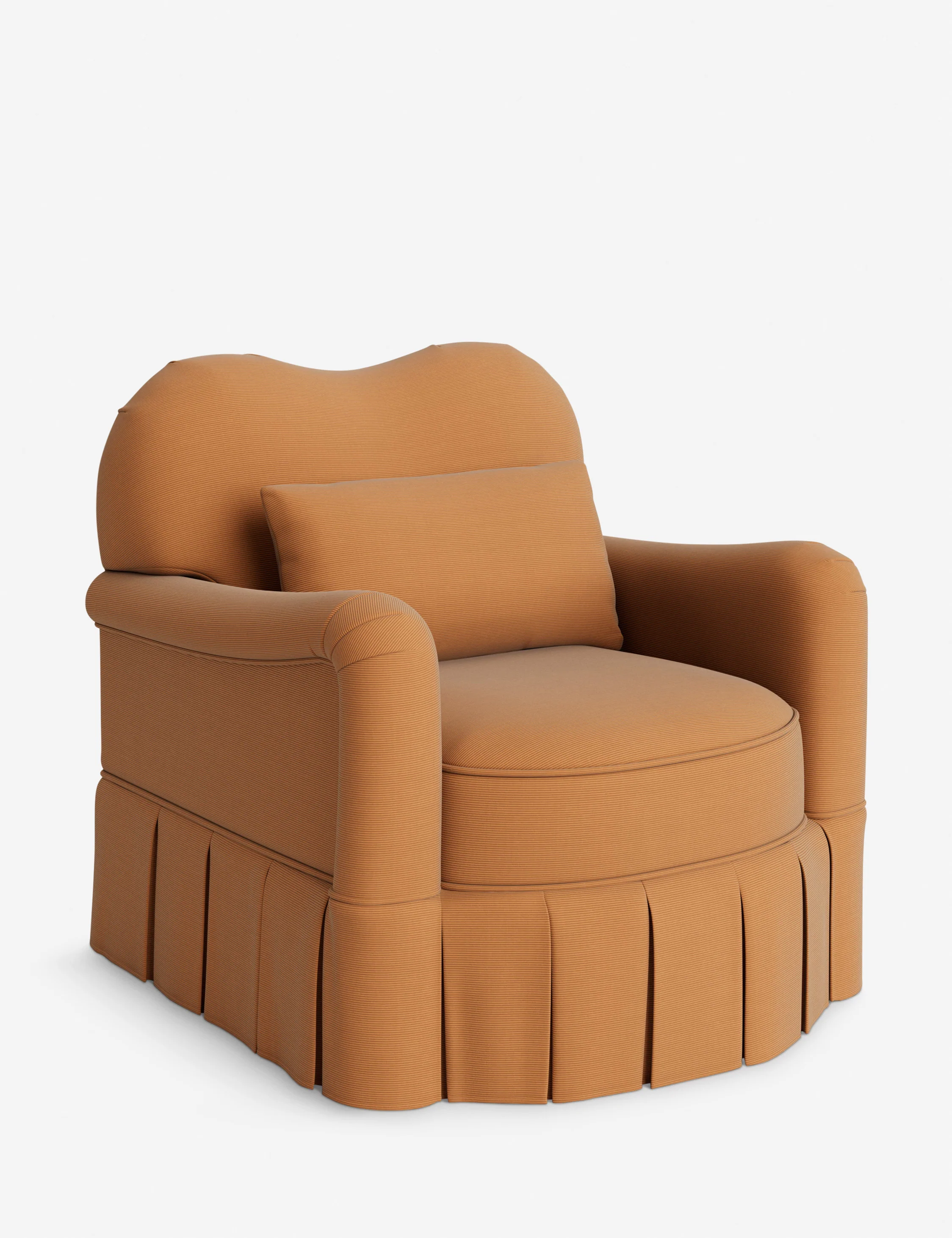Middleton Skirted Accent Chair by Ginny Macdonald - Image 9