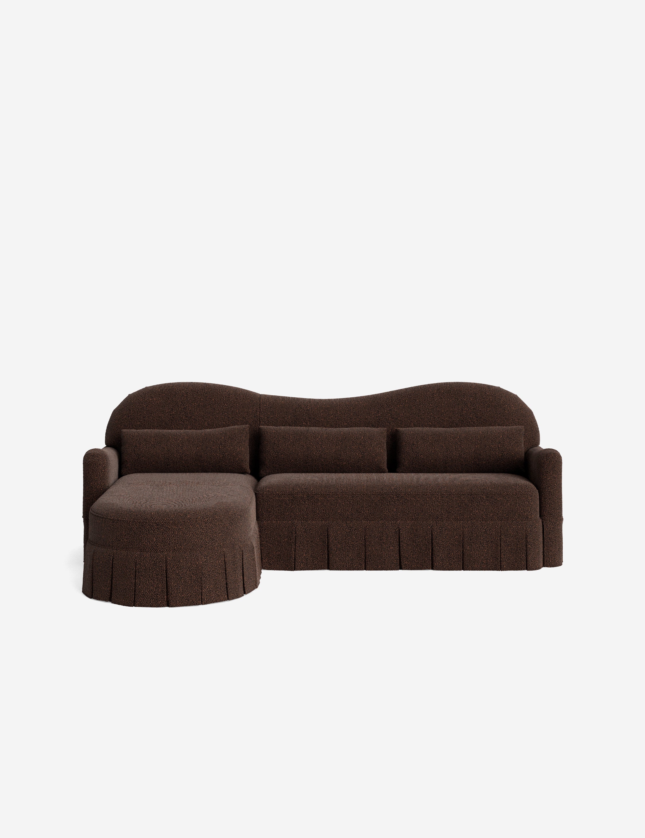 Middleton Skirted Chaise Sectional Sofa by Ginny Macdonald - Image 21