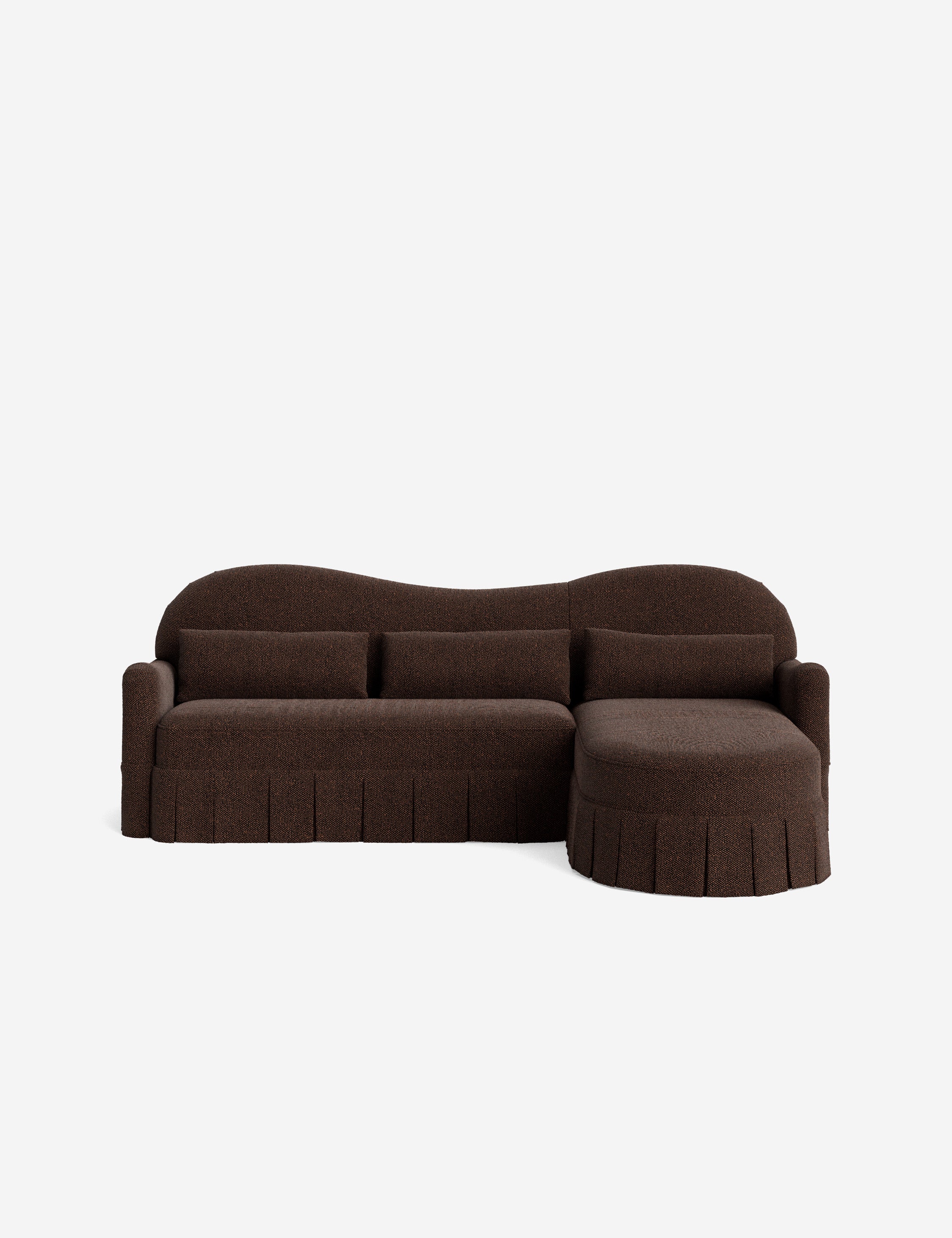 Middleton Skirted Chaise Sectional Sofa by Ginny Macdonald - Image 22