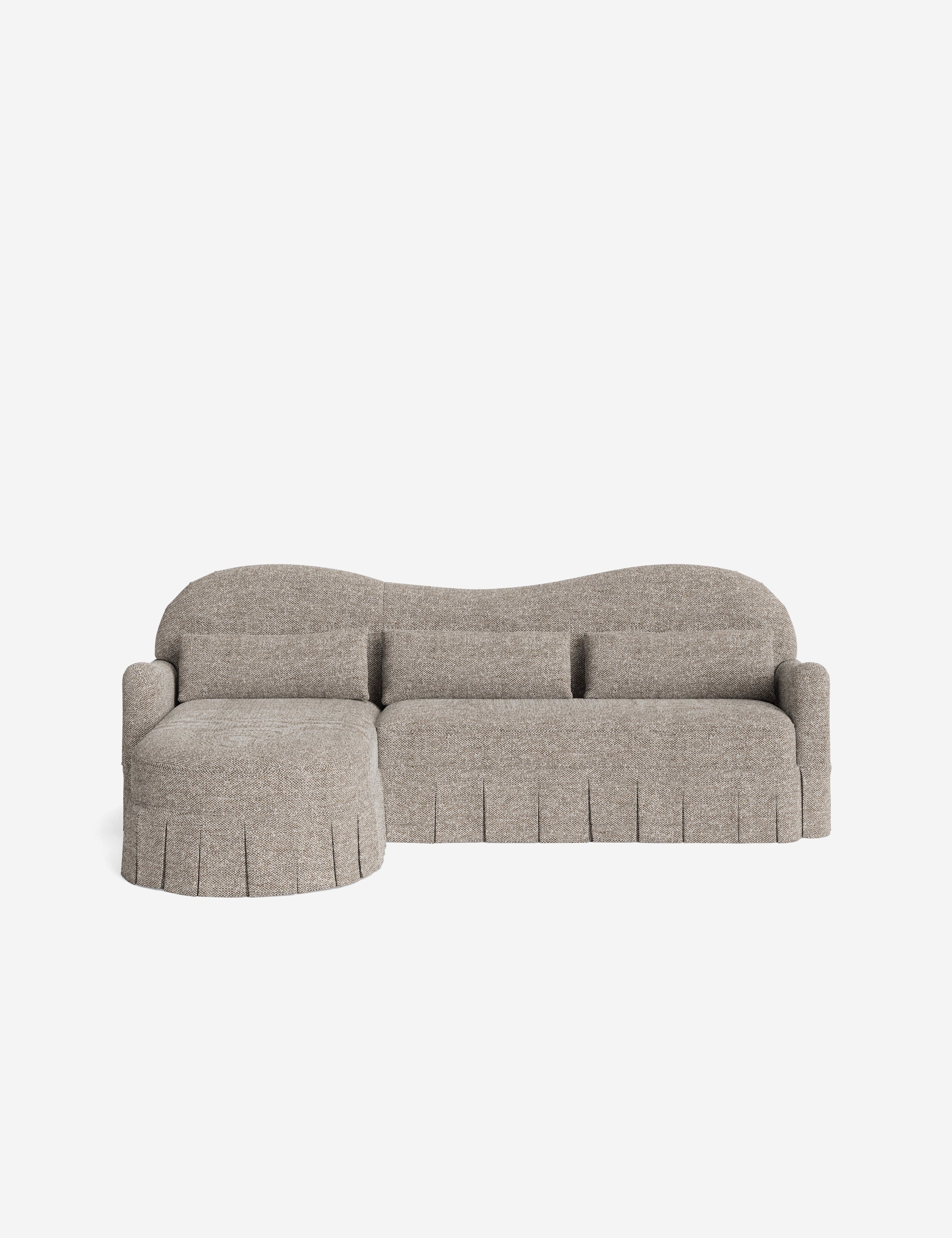 Middleton Skirted Chaise Sectional Sofa by Ginny Macdonald - Image 25