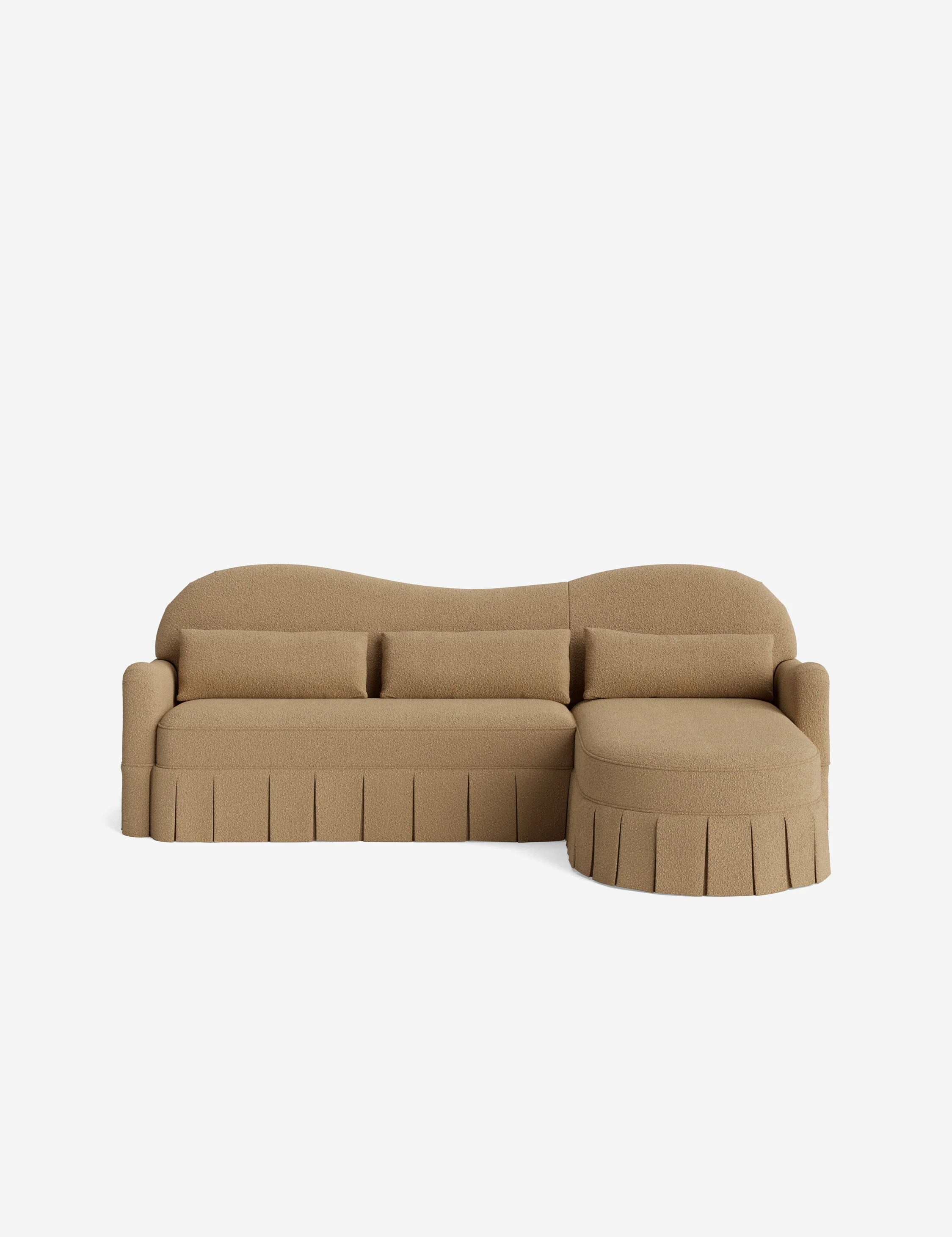 Middleton Skirted Chaise Sectional Sofa by Ginny Macdonald - Image 52