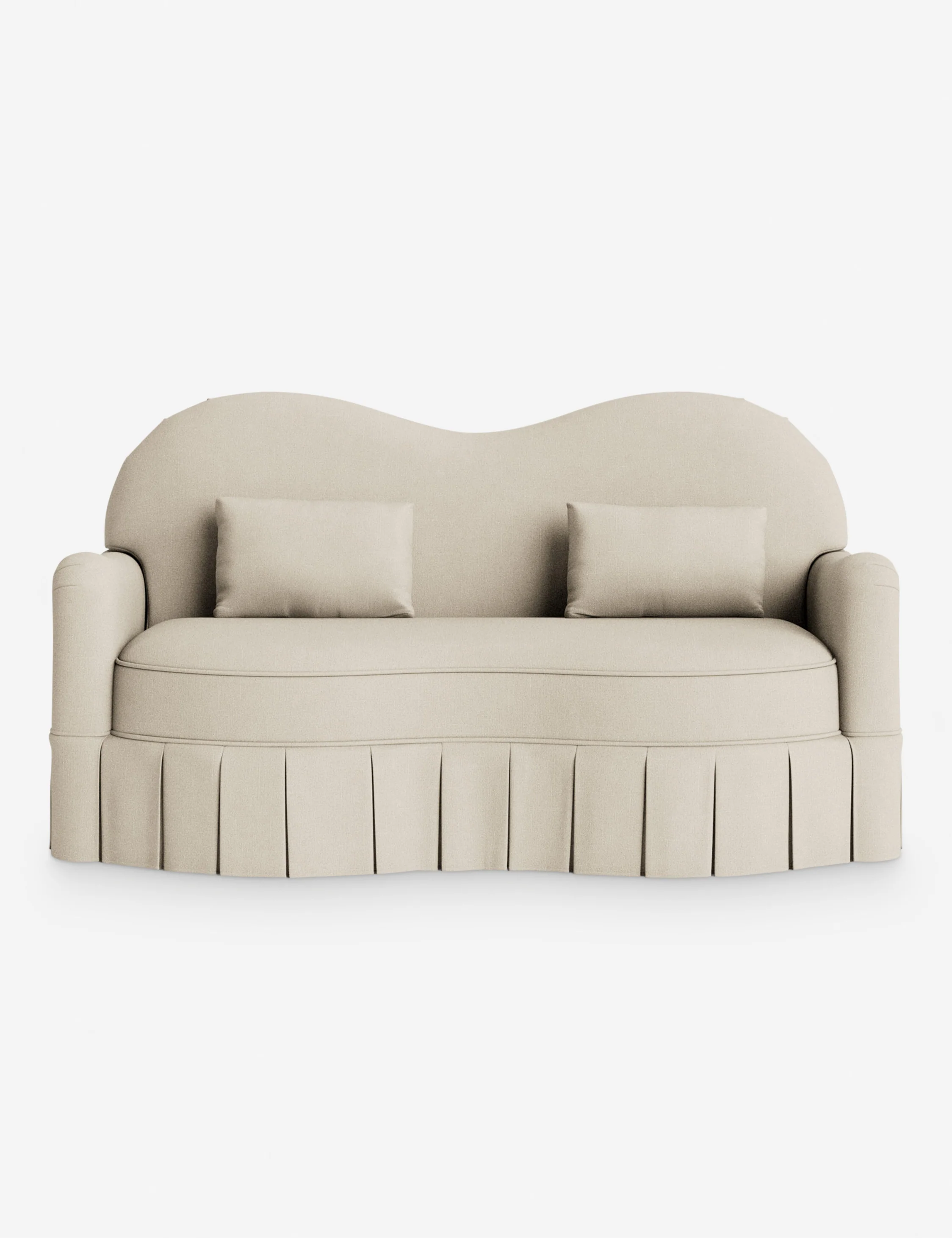 Middleton Skirted Sofa by Ginny Macdonald - Image 55